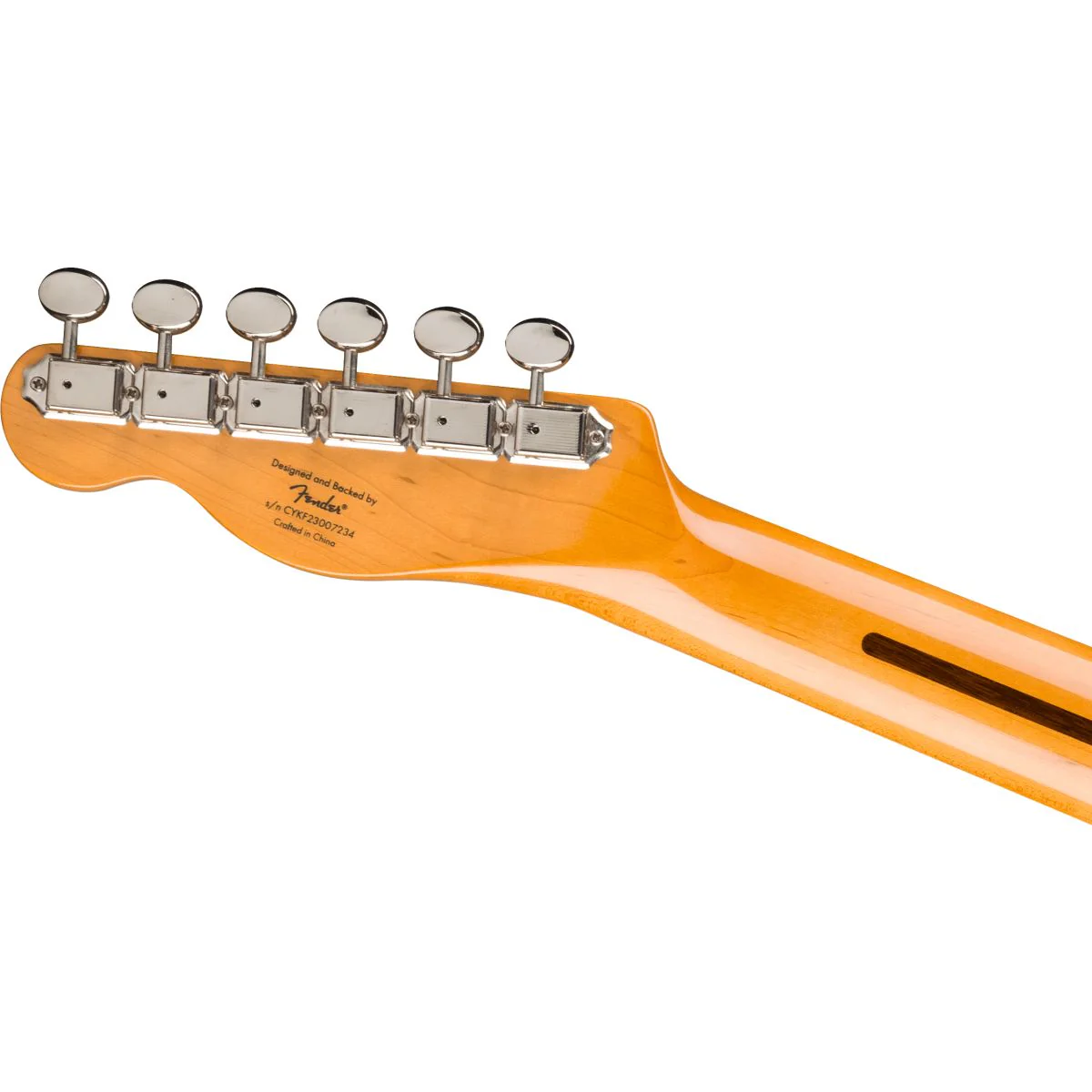 Squier Classic Vibe Custom Telecaster SH with Bigsby, Parchment Pickguard, Aztec Gold - Image 4