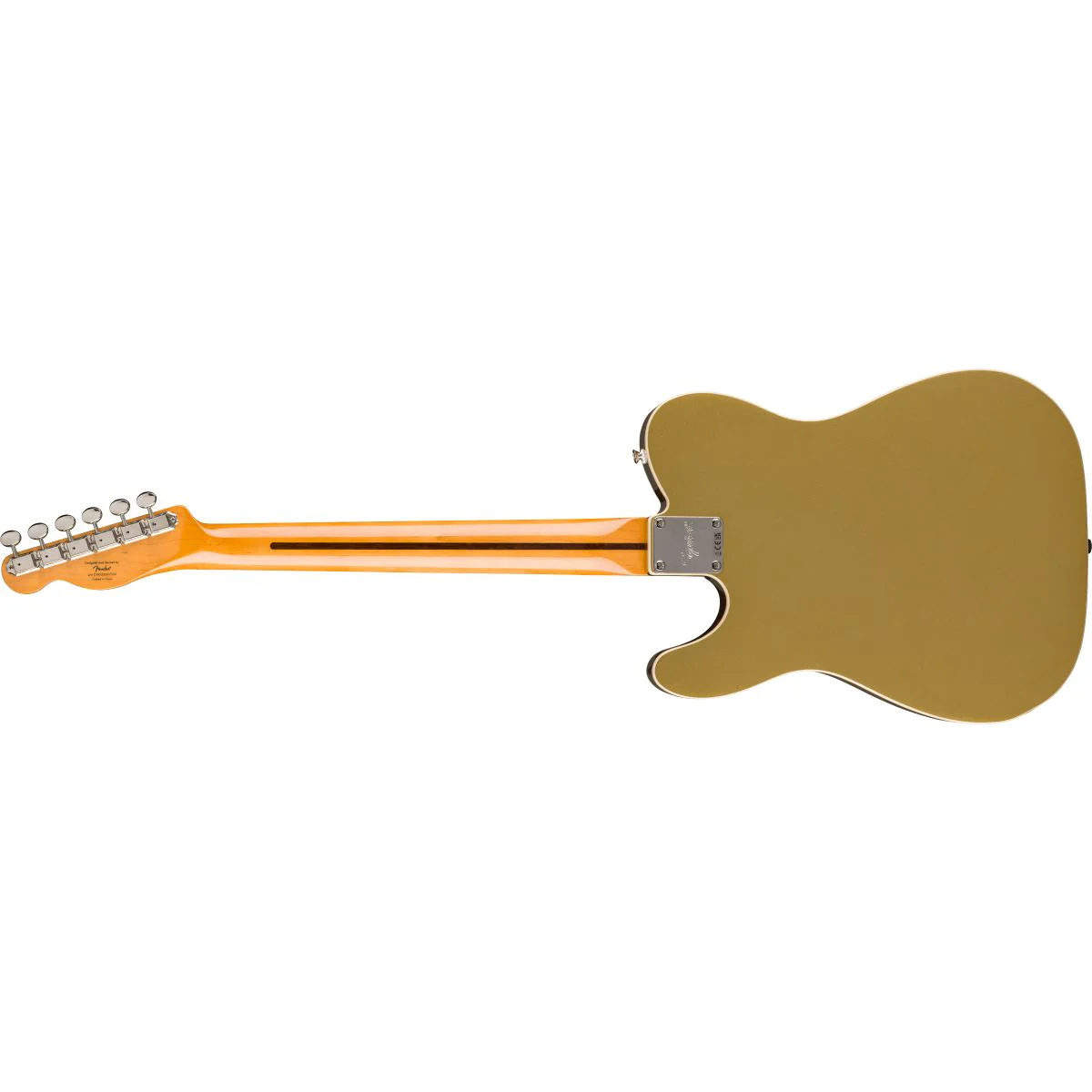 Squier Classic Vibe Custom Telecaster SH with Bigsby, Parchment Pickguard, Aztec Gold - Image 6