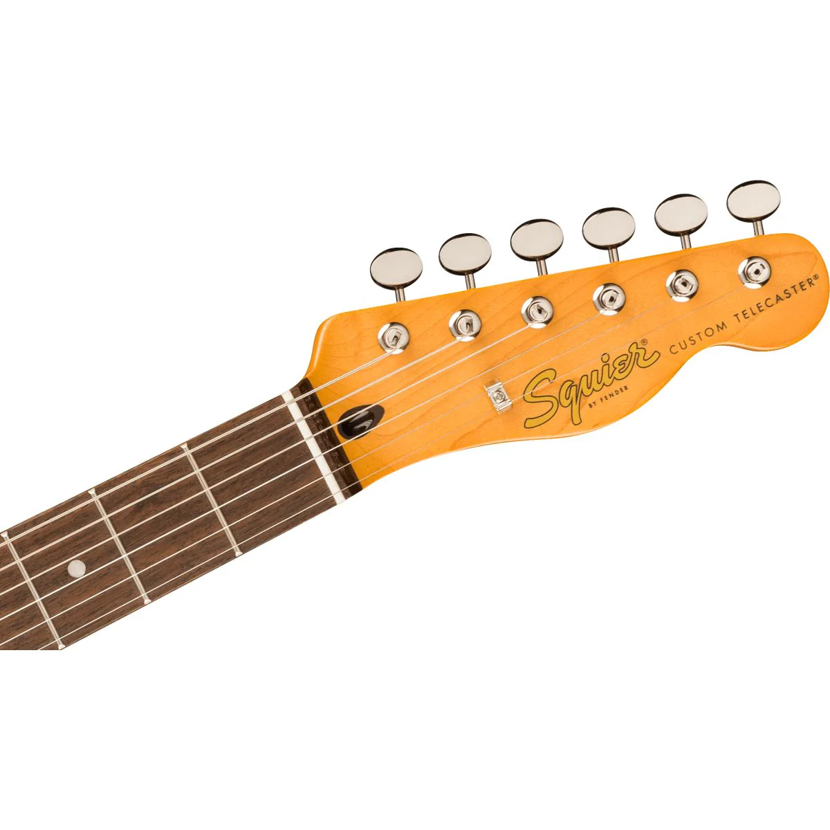 Squier Classic Vibe Custom Telecaster SH with Bigsby, Parchment Pickguard, Lake Placid Blue - Image 6
