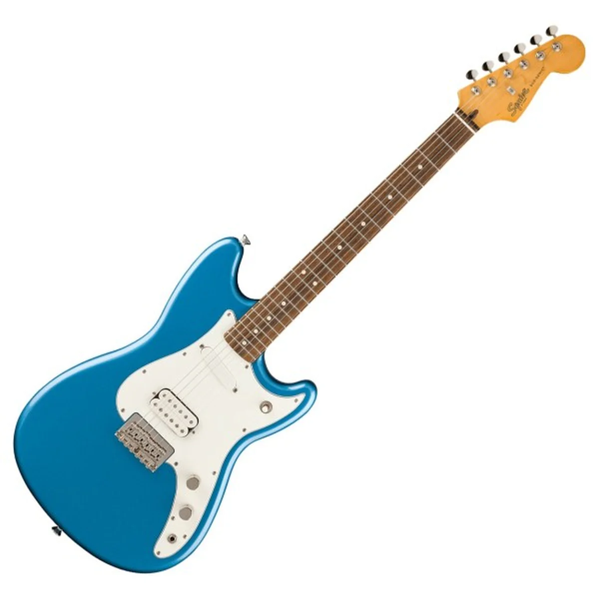 Squier Classic Vibe Duo-Sonic HS, Laurel Fingerboard, Parchment Pickguard, Lake Placid Blue - Image 2