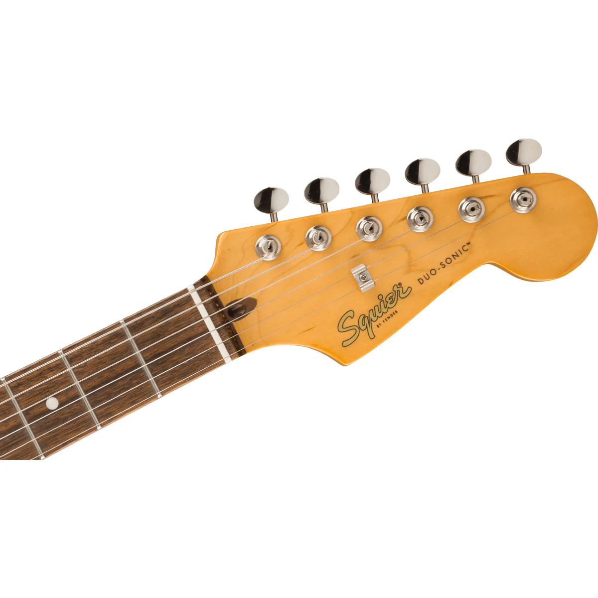Squier Classic Vibe Duo-Sonic HS, Laurel Fingerboard, Parchment Pickguard, Lake Placid Blue - Image 3
