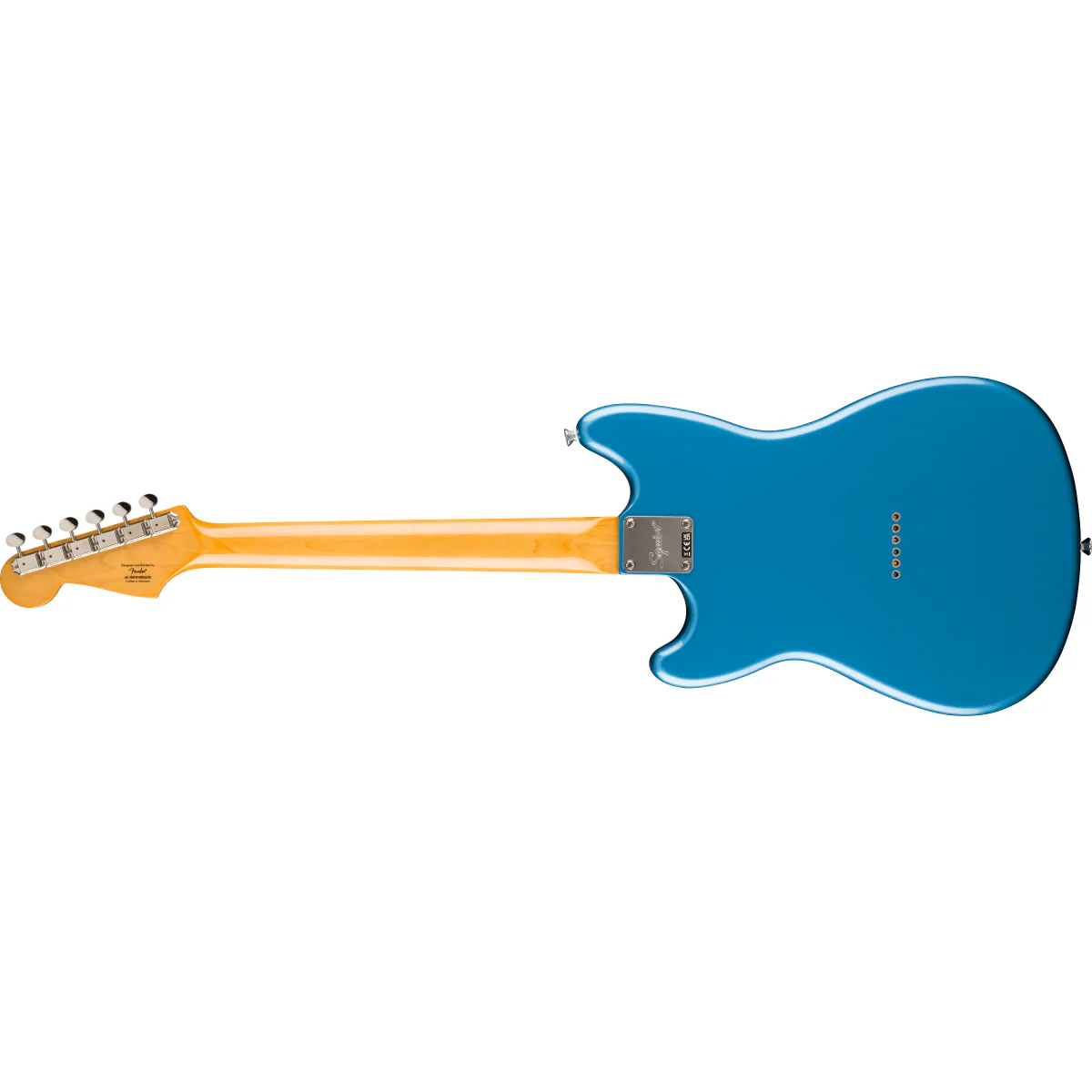 Squier Classic Vibe Duo-Sonic HS, Laurel Fingerboard, Parchment Pickguard, Lake Placid Blue - Image 5
