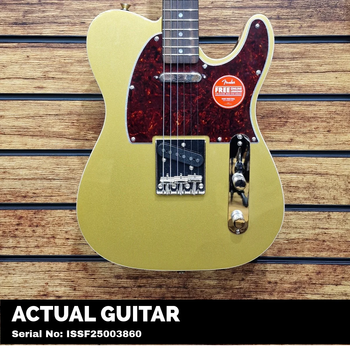Squier Limited Edition Classic Vibe 60s Telecaster; Aztec Gold - Image 2