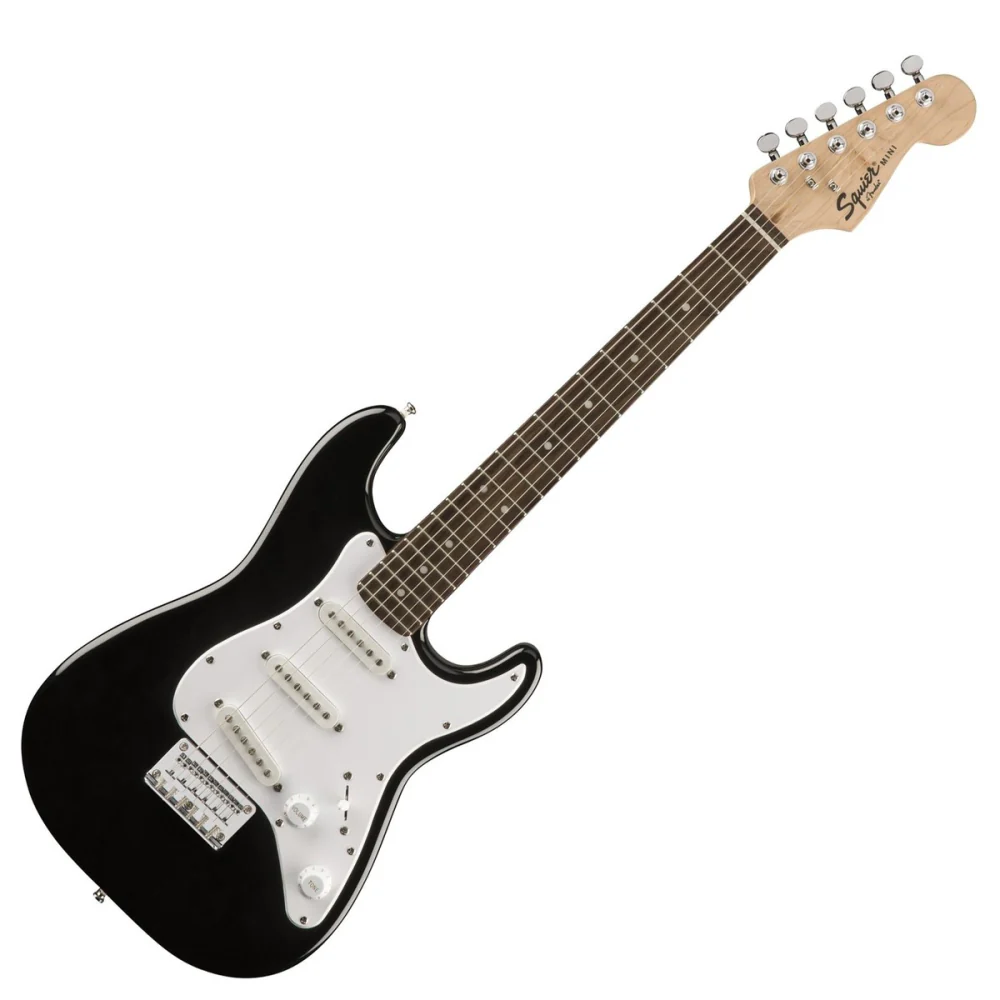 Squier Mini Strat Laurel Black Guitar - Image 2