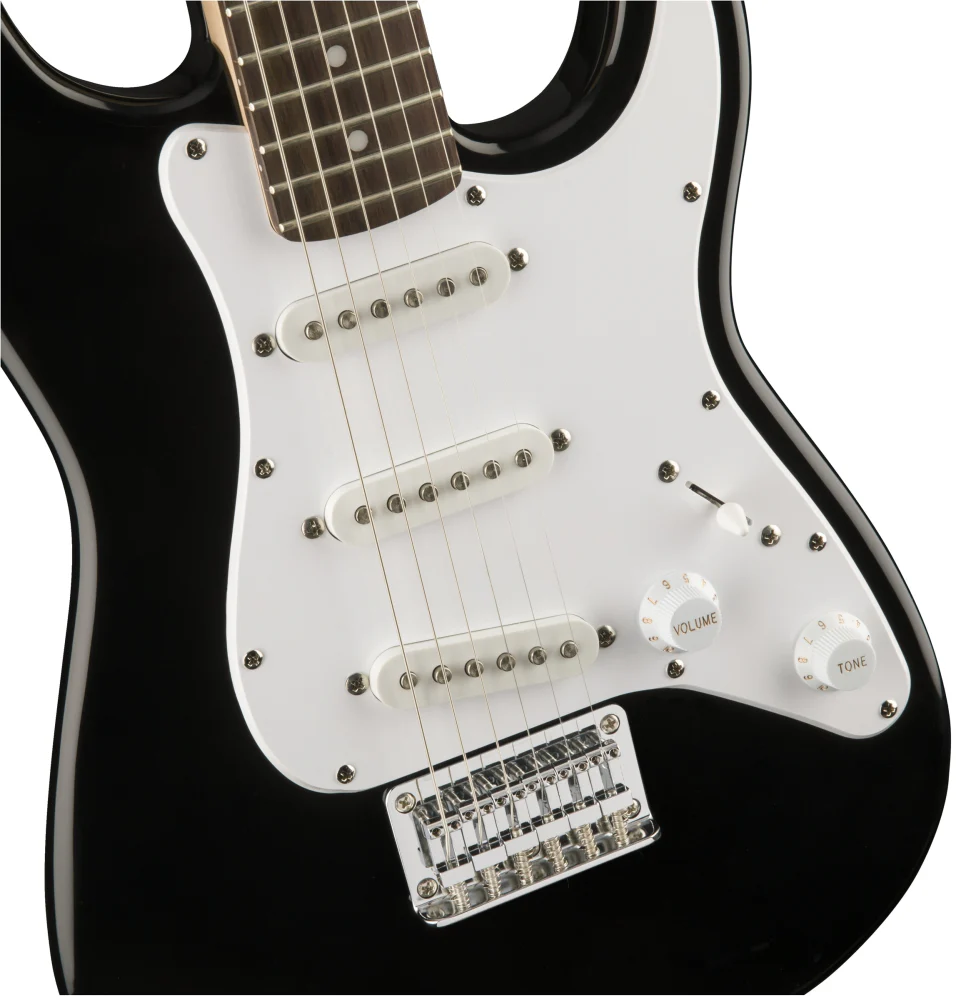 Squier Mini Strat Laurel Black Guitar - Image 4