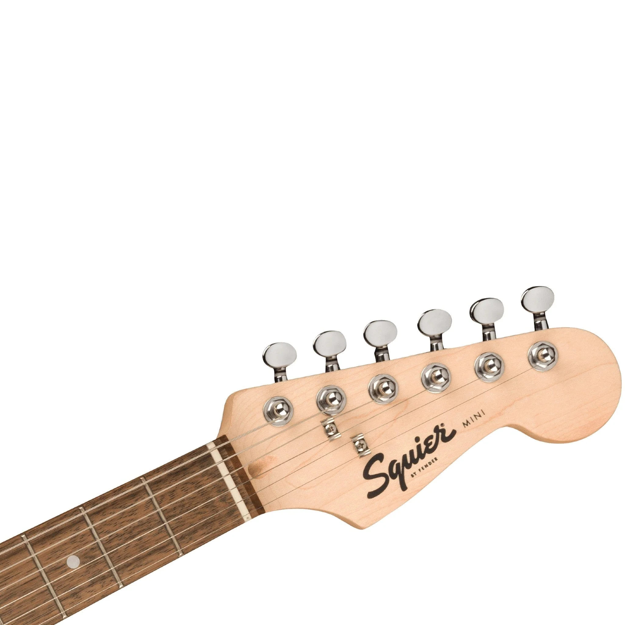 Squier Mini Strat Laurel Shell Pink Guitar - Image 6