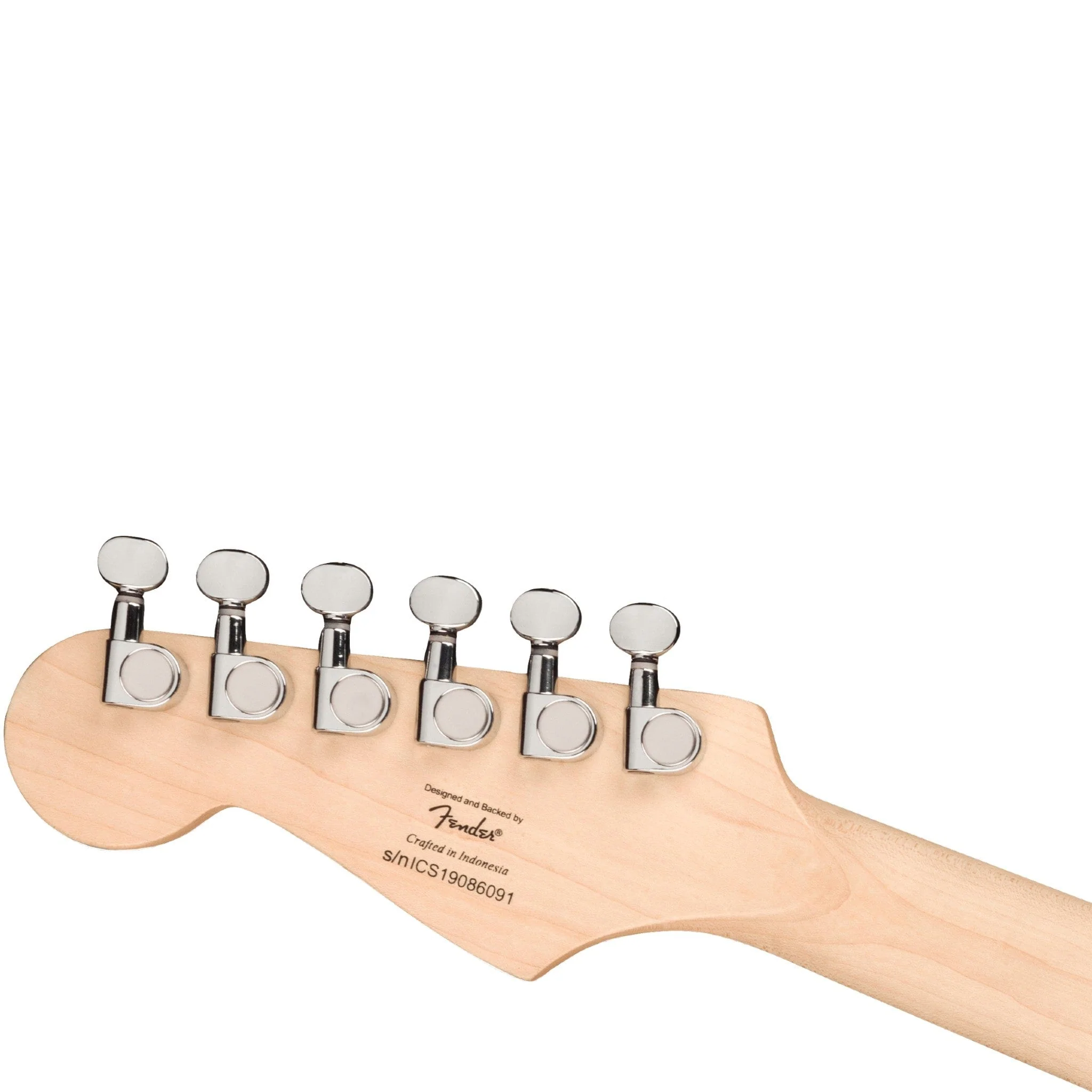 Squier Mini Strat Laurel Shell Pink Guitar - Image 7