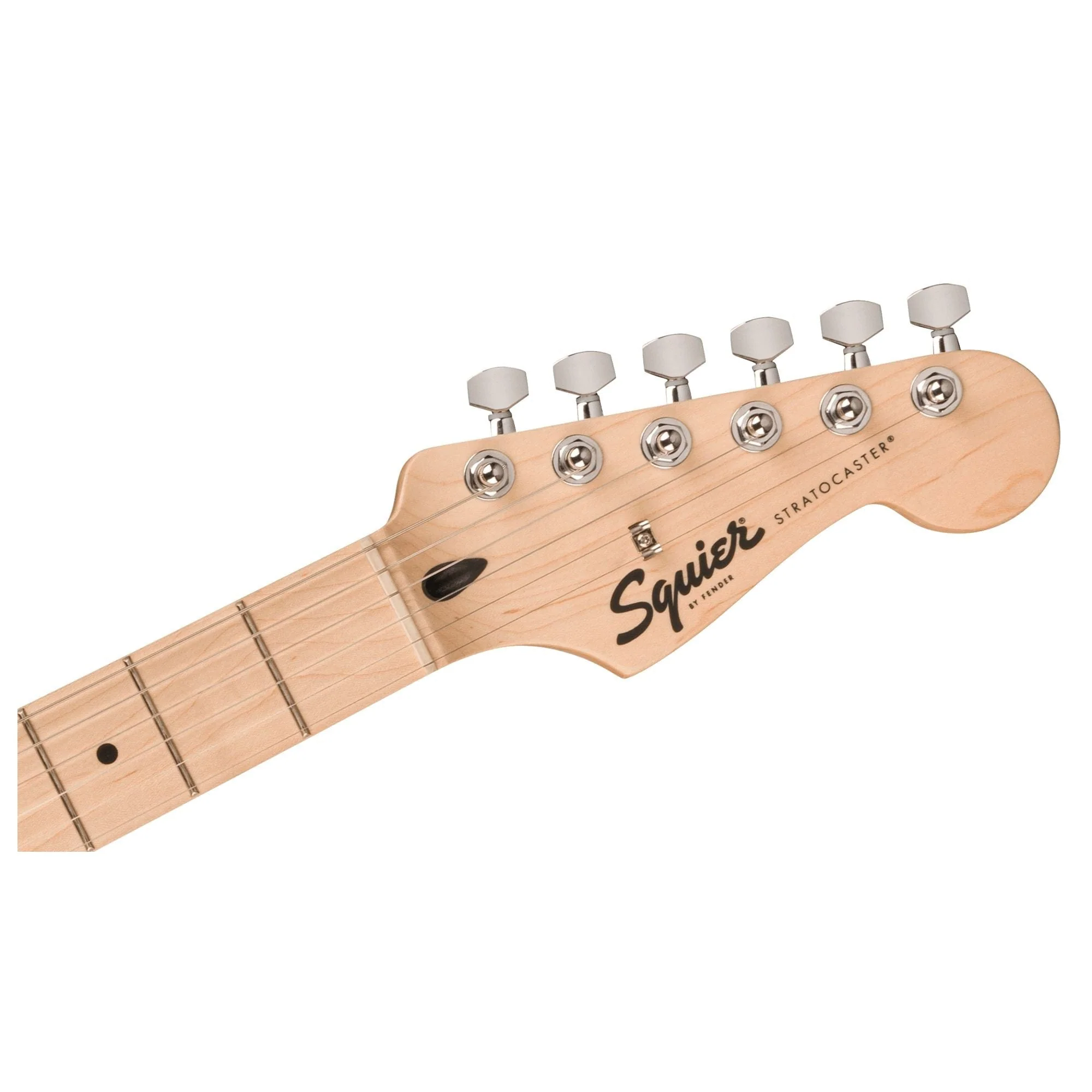 Squier Sonic Stratocaster Maple Black Guitar - Image 6