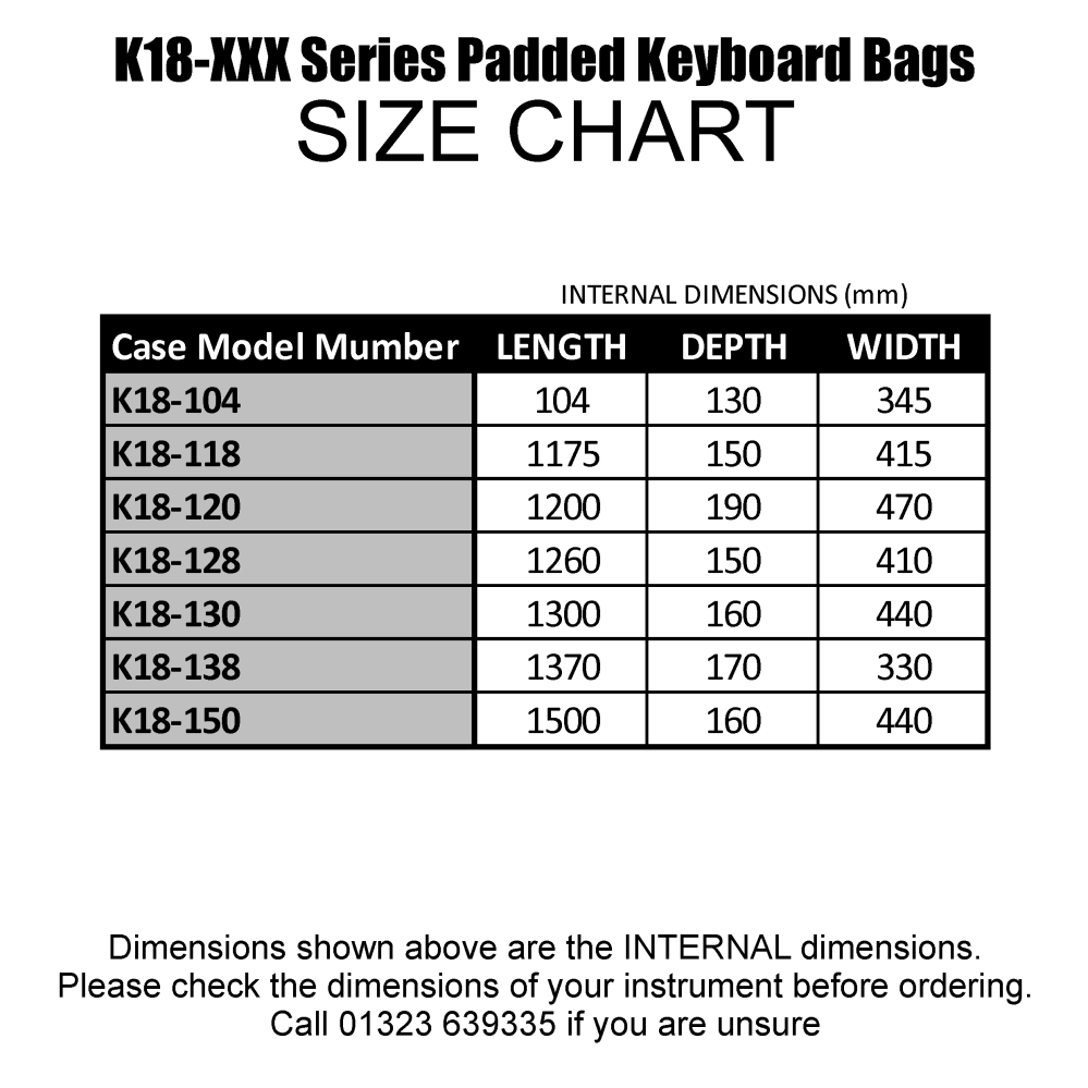 Stagg Music K18-130 130cm  Deluxe Keyboard Carry Bag - Image 2