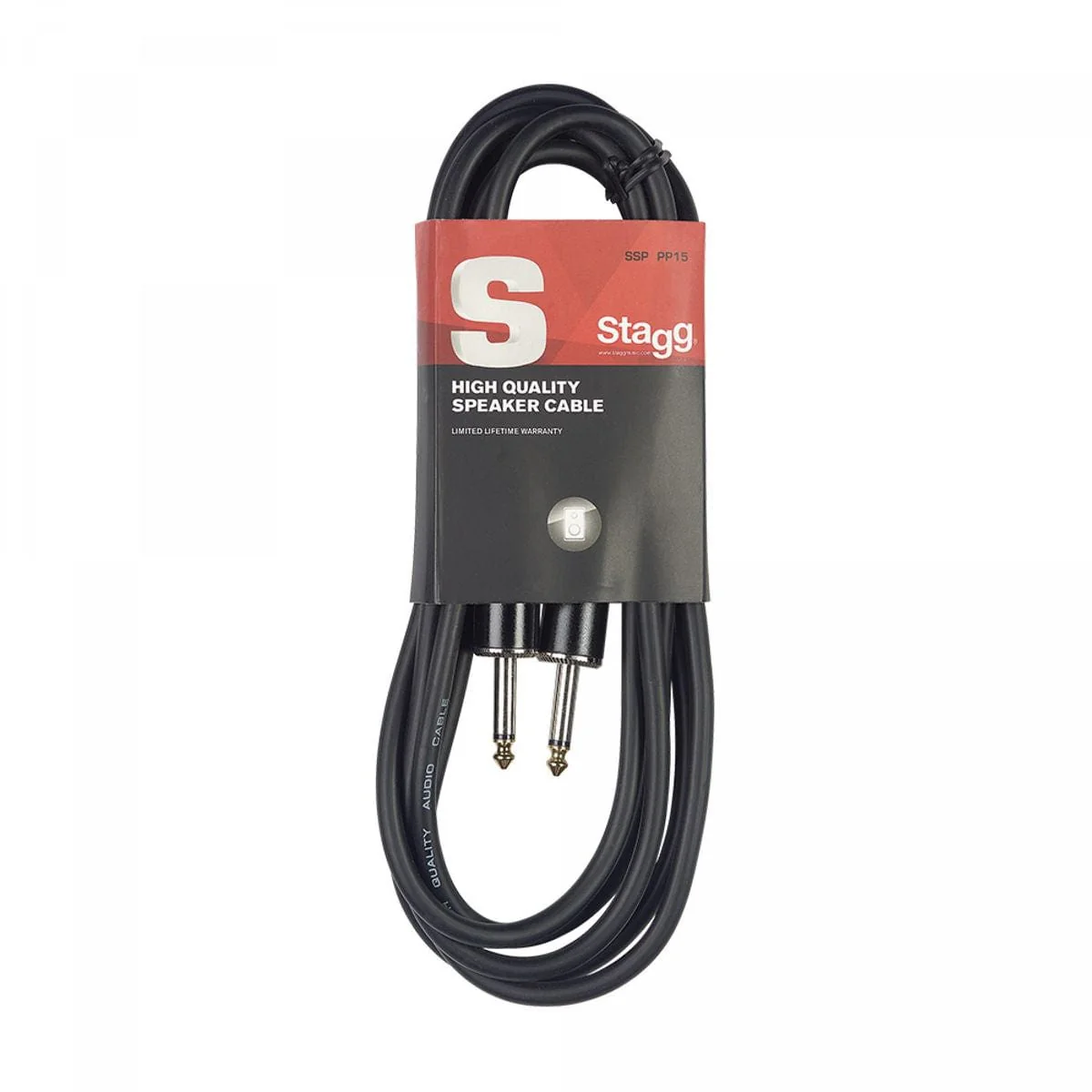 Stagg Music SSP6PP15 20ft Speaker Cable jack to jack