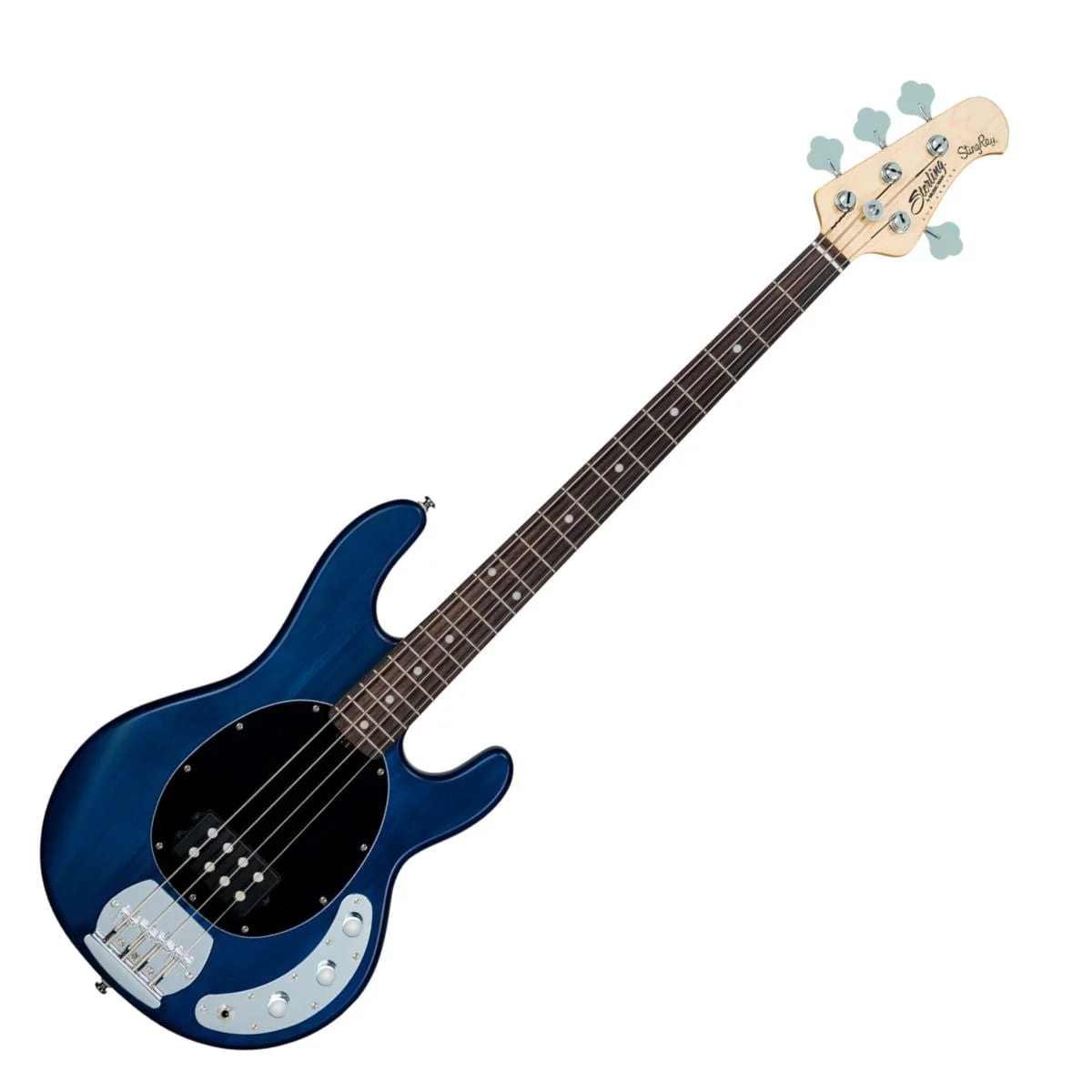 Sterling By Music Man Stingray RAY4 Trans Blue Satin Bass - Image 2