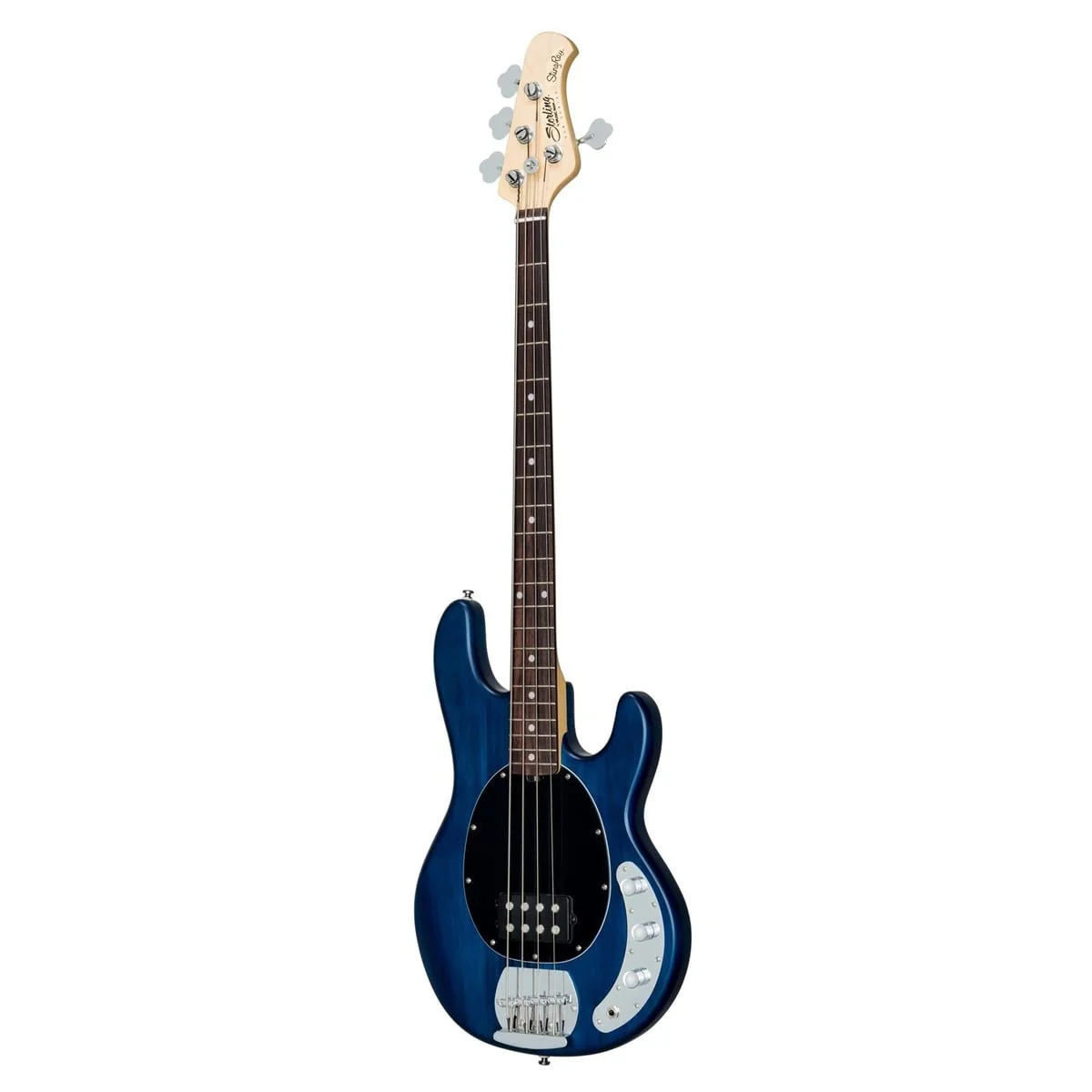 Sterling By Music Man Stingray RAY4 Trans Blue Satin Bass - Image 3