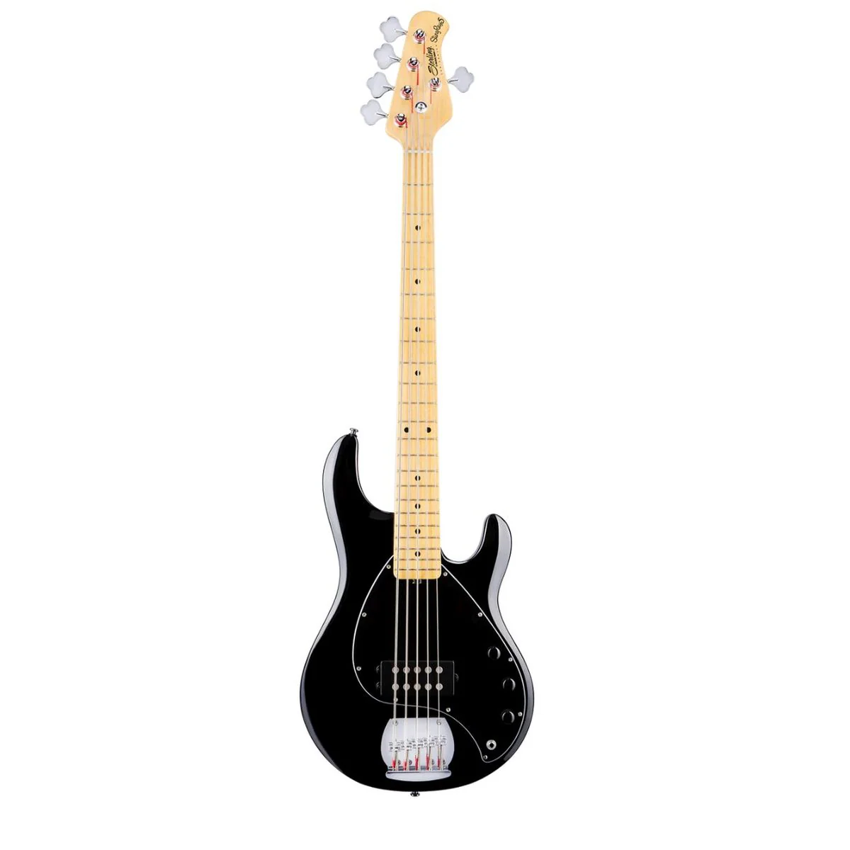 Sterling By Music Man Stingray RAY5 Black 5 String Bass - Image 4