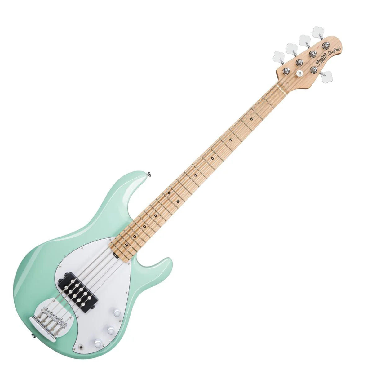 Sterling By Music Man Stingray RAY5 Mint Green 5 String Bass - Image 2