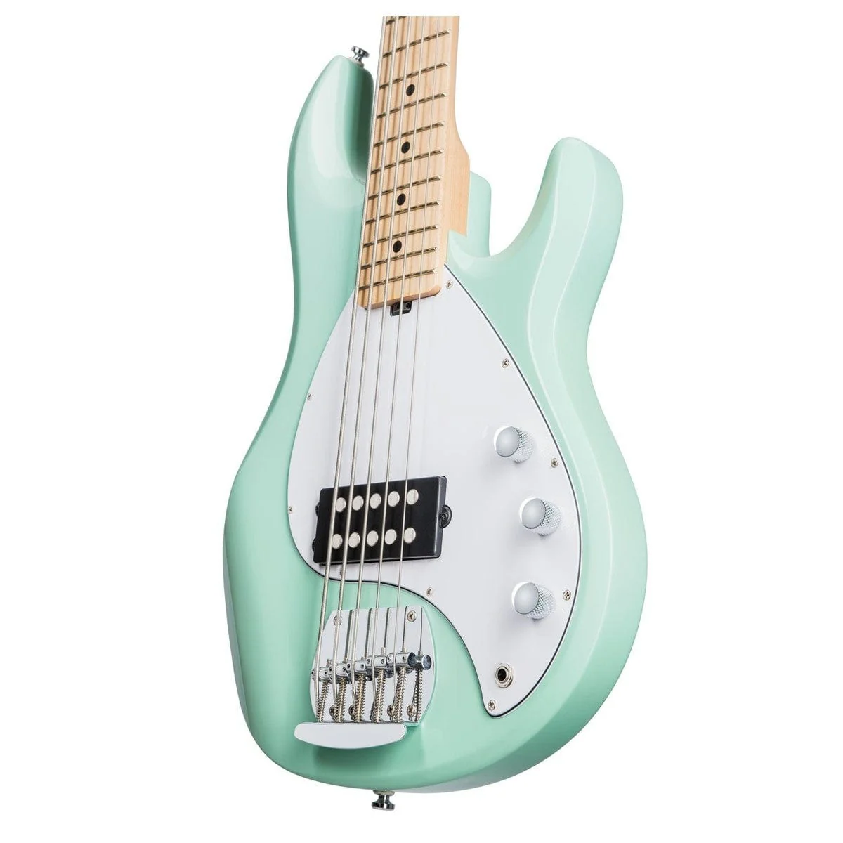 Sterling By Music Man Stingray RAY5 Mint Green 5 String Bass - Image 4