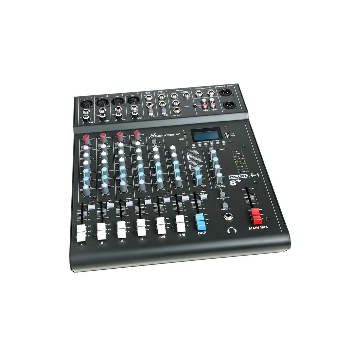 Studiomaster Club XS8+ 8 Channel Mixing Console with Bluetooth & DSP - Image 2