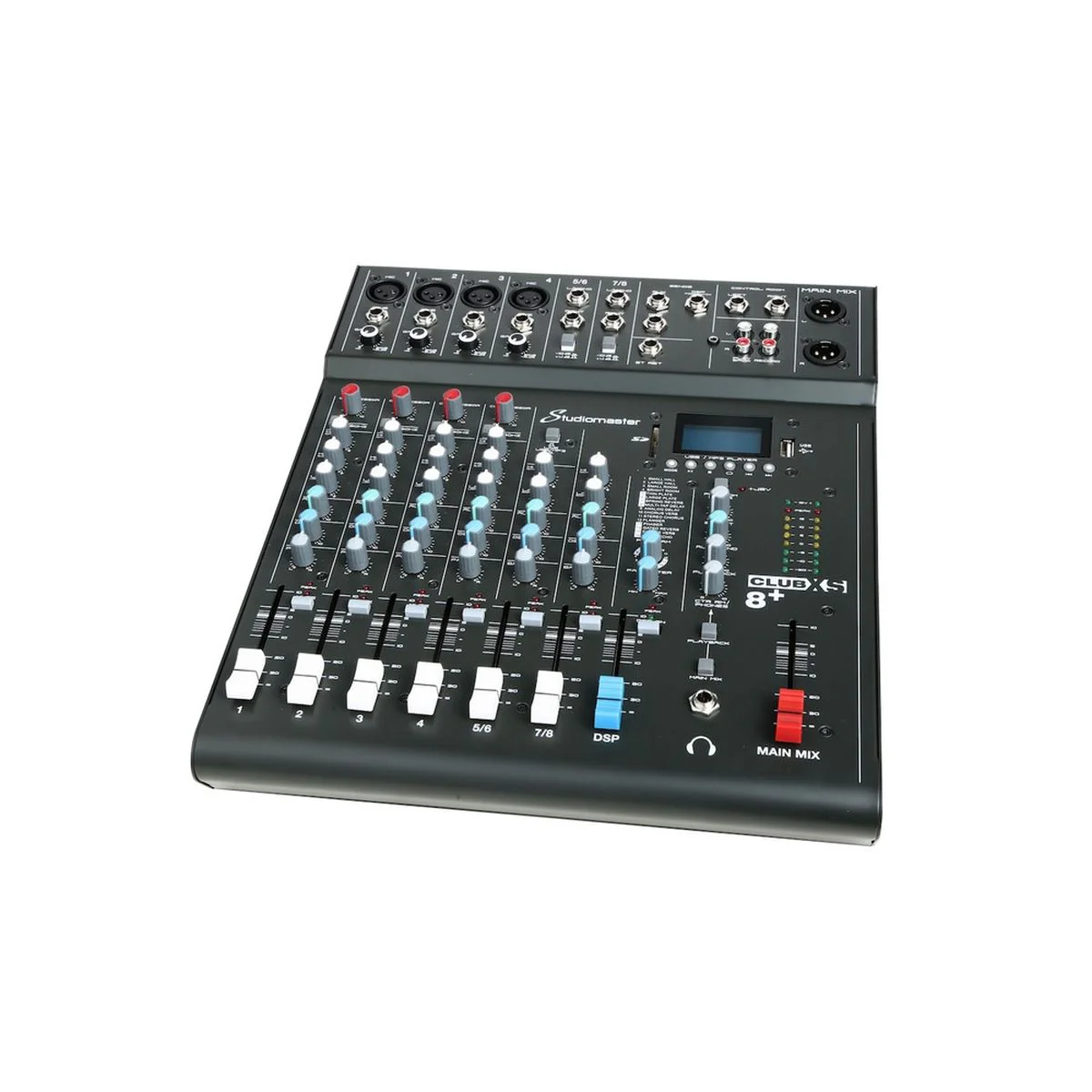 Studiomaster Club XS8+ 8 Channel Mixing Console with Bluetooth & DSP - Image 3