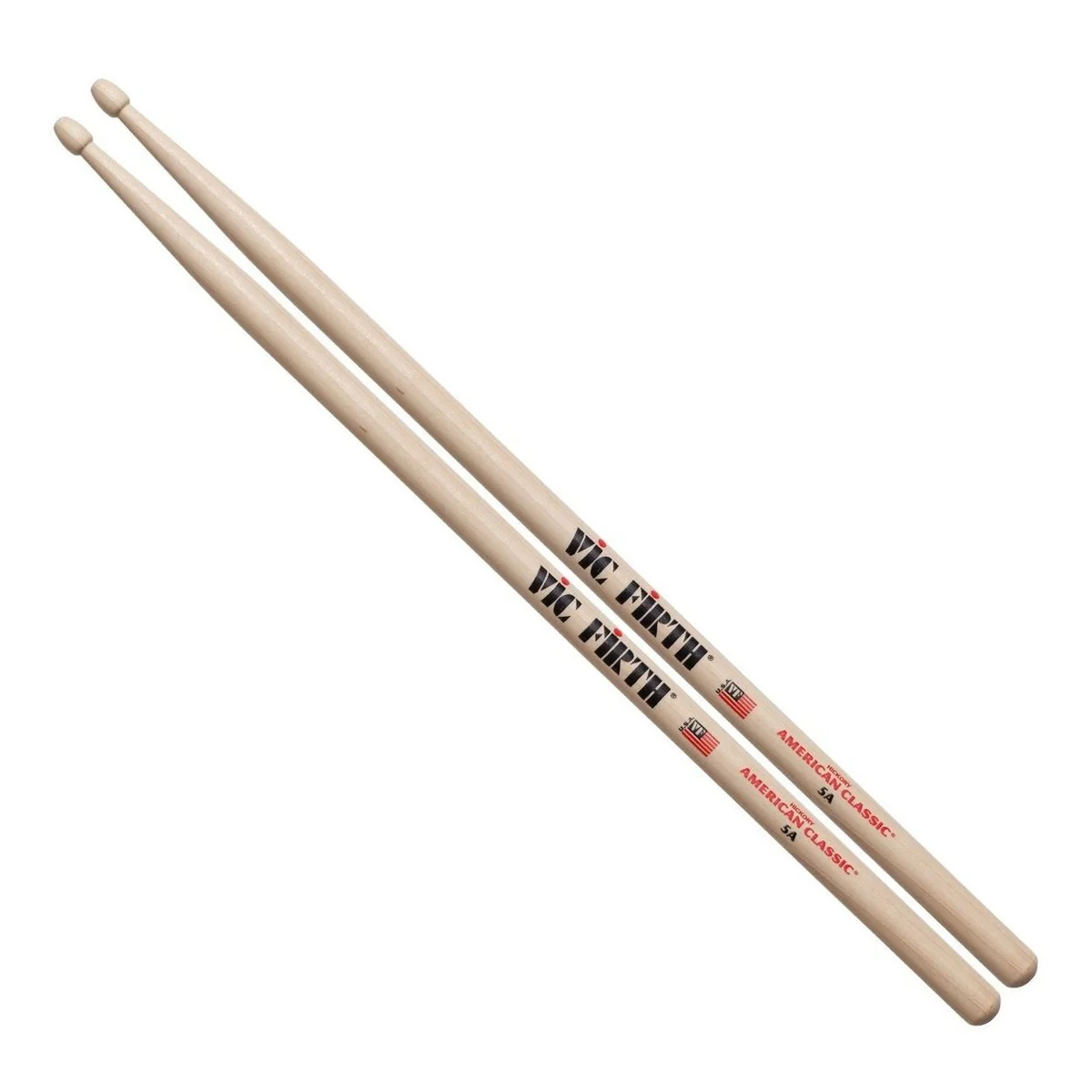 Vic Firth American Classic 5A Wood Tip Drumsticks (Pair)