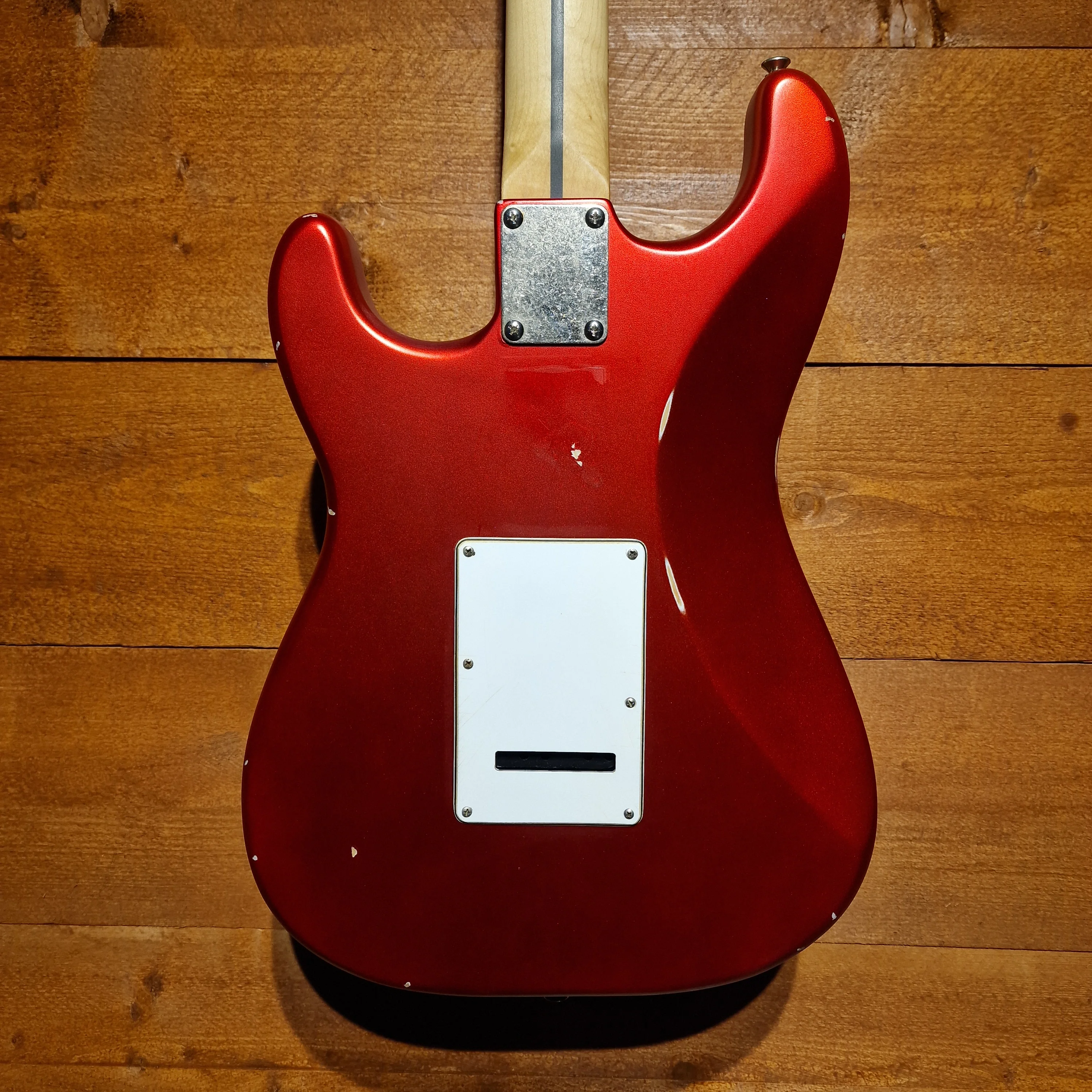 Vintage V6 ProShop Custom Build Lightly Distressed; Matt Candy Apple Red: Serial No: 121121367 | Second Hand - Image 3