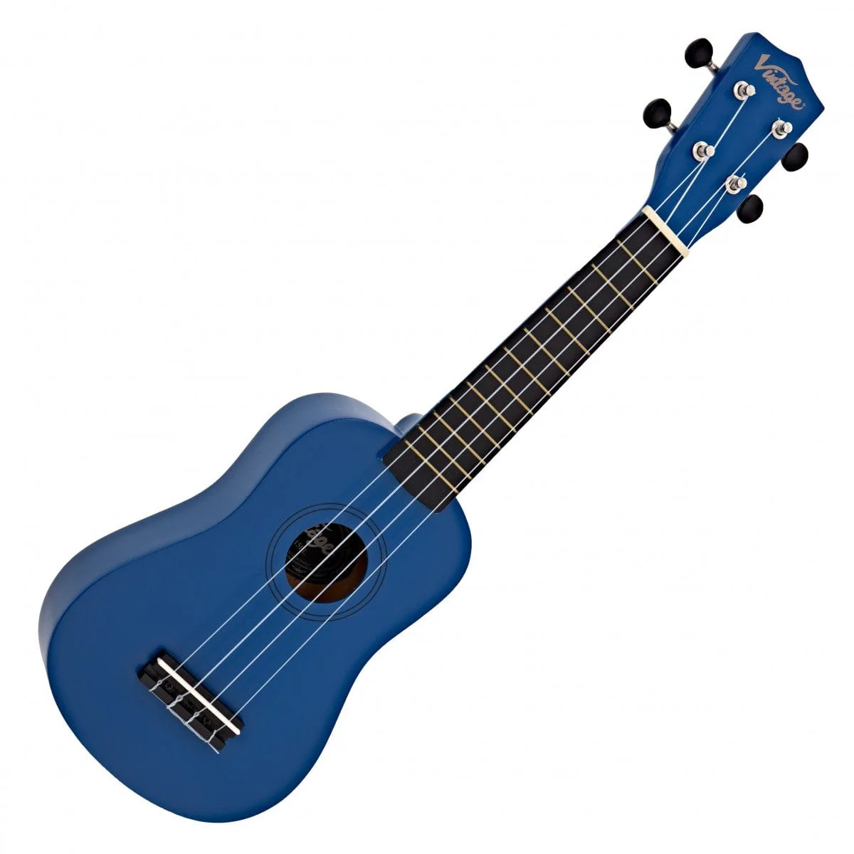 Vintage VUK15BL Satin Blue Ukulele - Image 2
