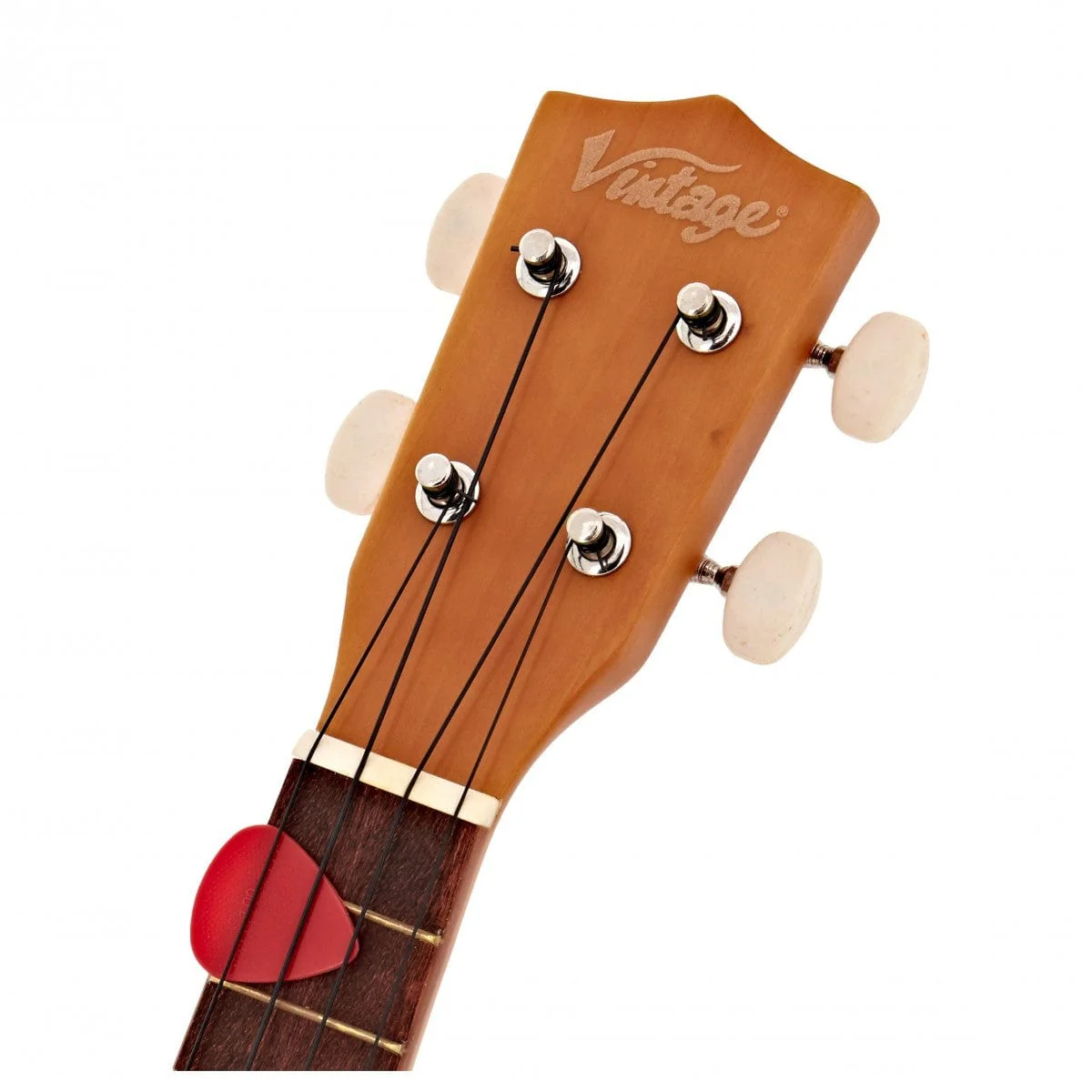 Vintage VUK20N Coconut Tan Ukulele - Image 6