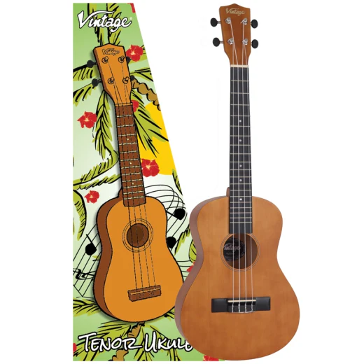 Vintage VUK40N Tenor Ukulele - Image 6