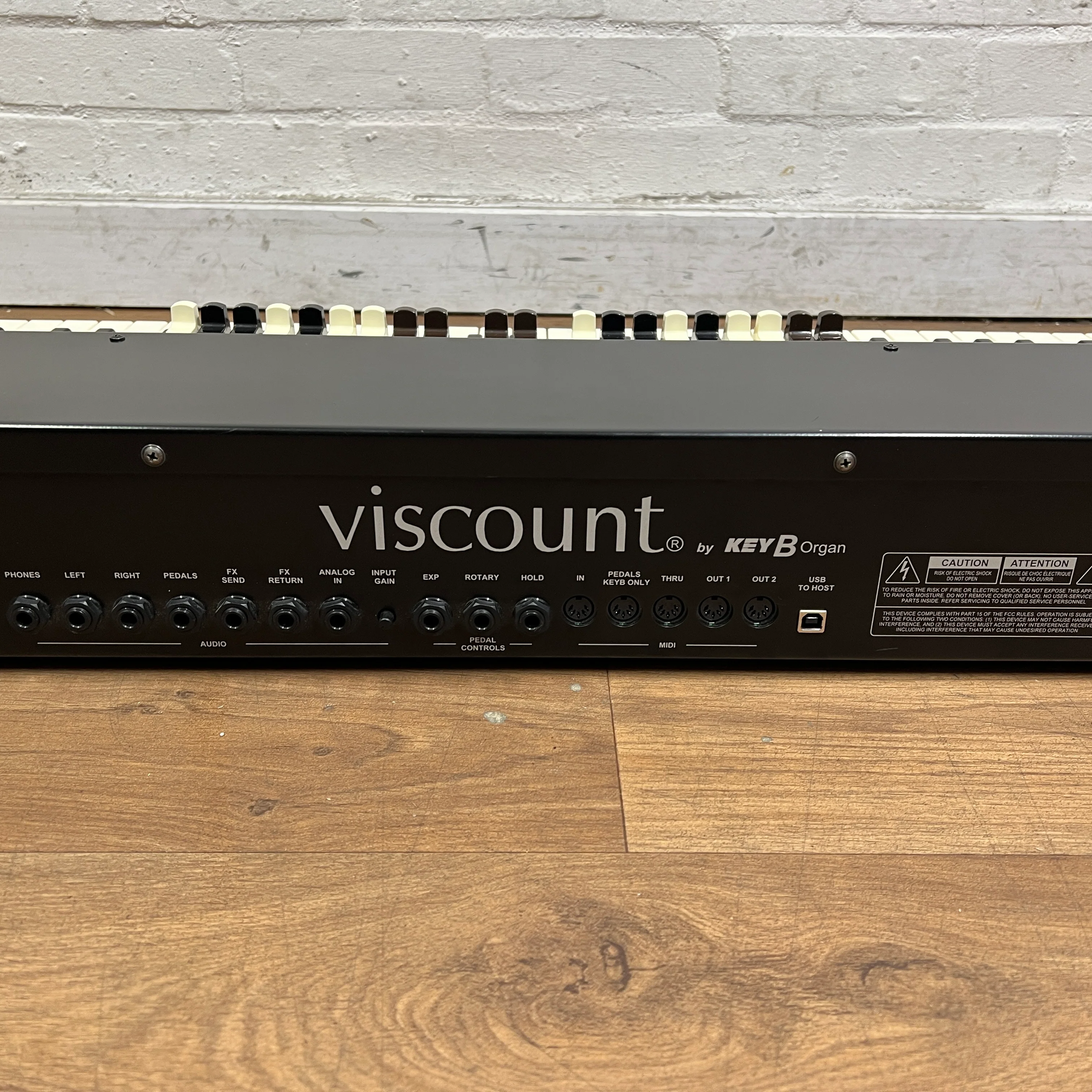 Viscount Legend Solo Keyboard Organ; Serial No: 2049988 | Second Hand - Image 8