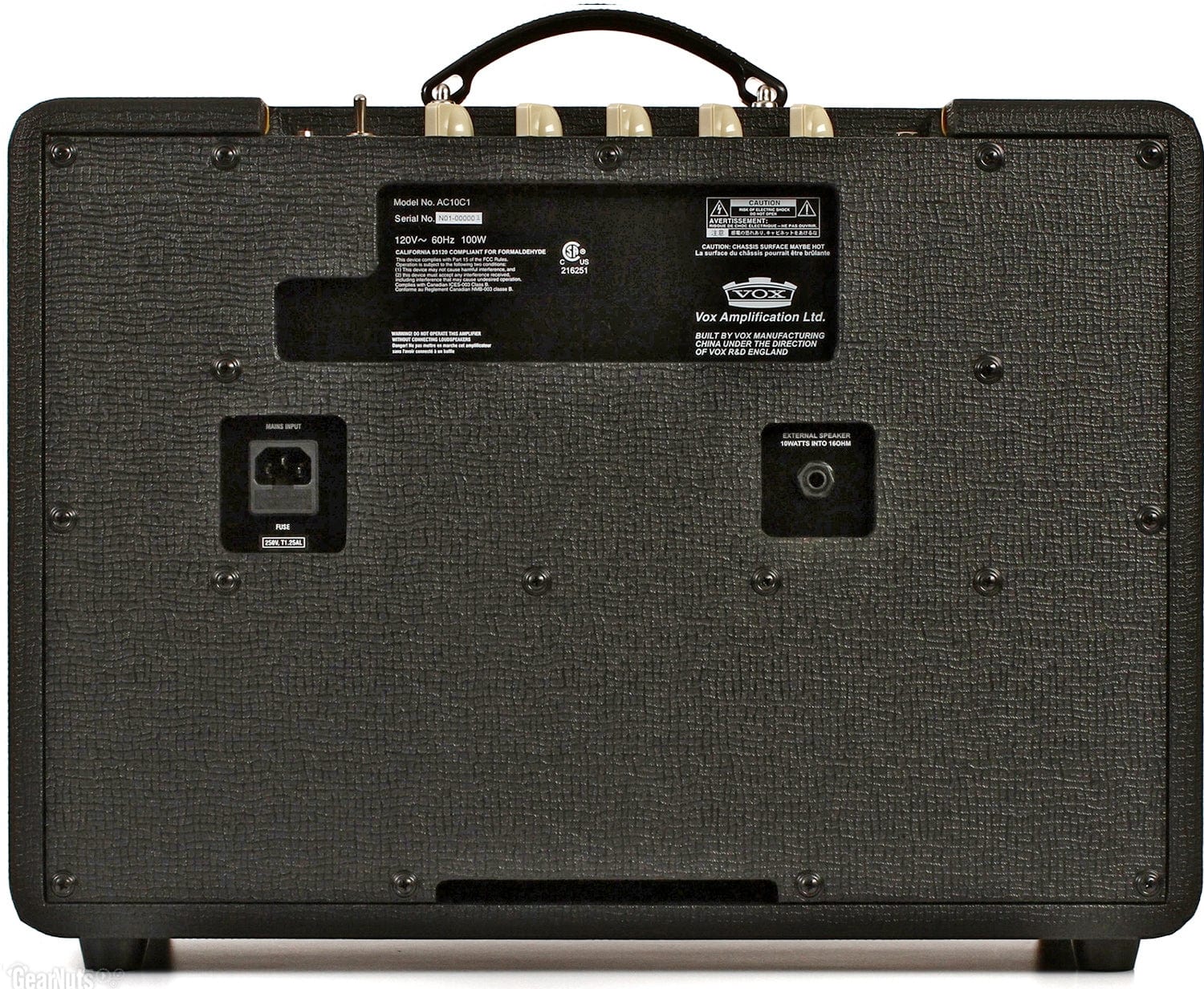 Vox AC10C1 Valve Guitar Amp - Image 3