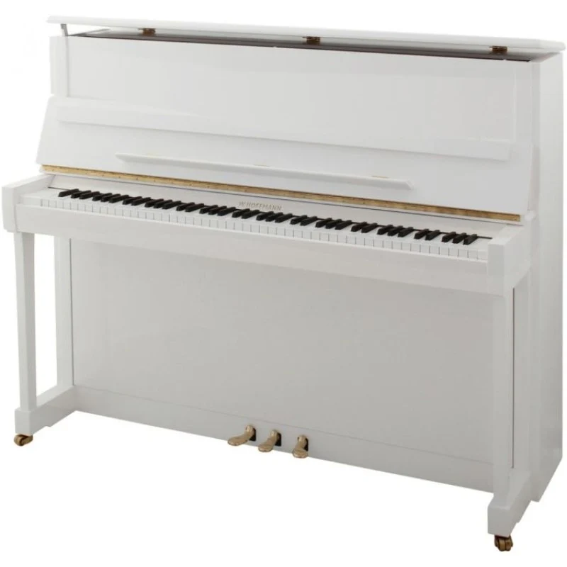 W. Hoffmann Professional P114 Upright Piano in Polished White