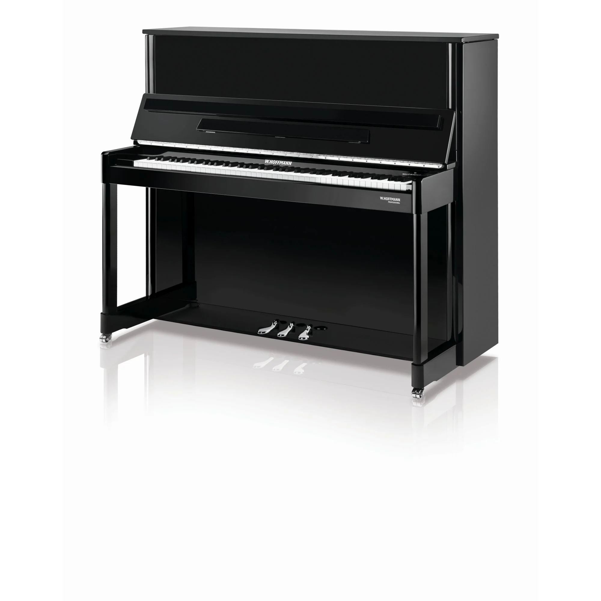 W. Hoffmann Professional P126 Upright Piano in Polished Ebony