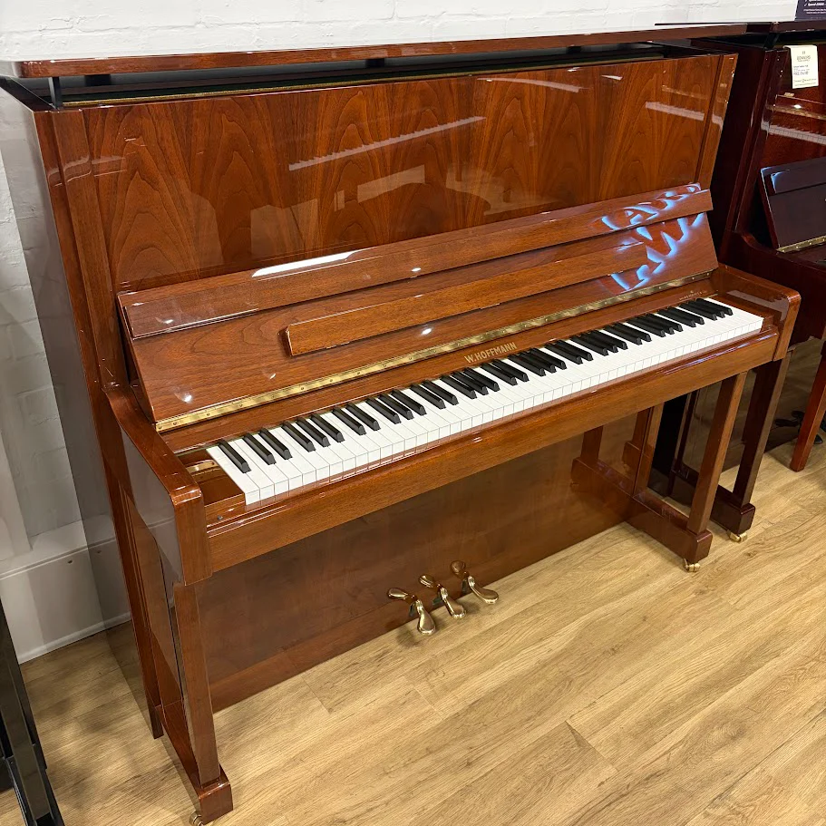 W. Hoffmann T128 Upright Piano in Polished Walnut: Serial No: 164841 | Second Hand - Image 3