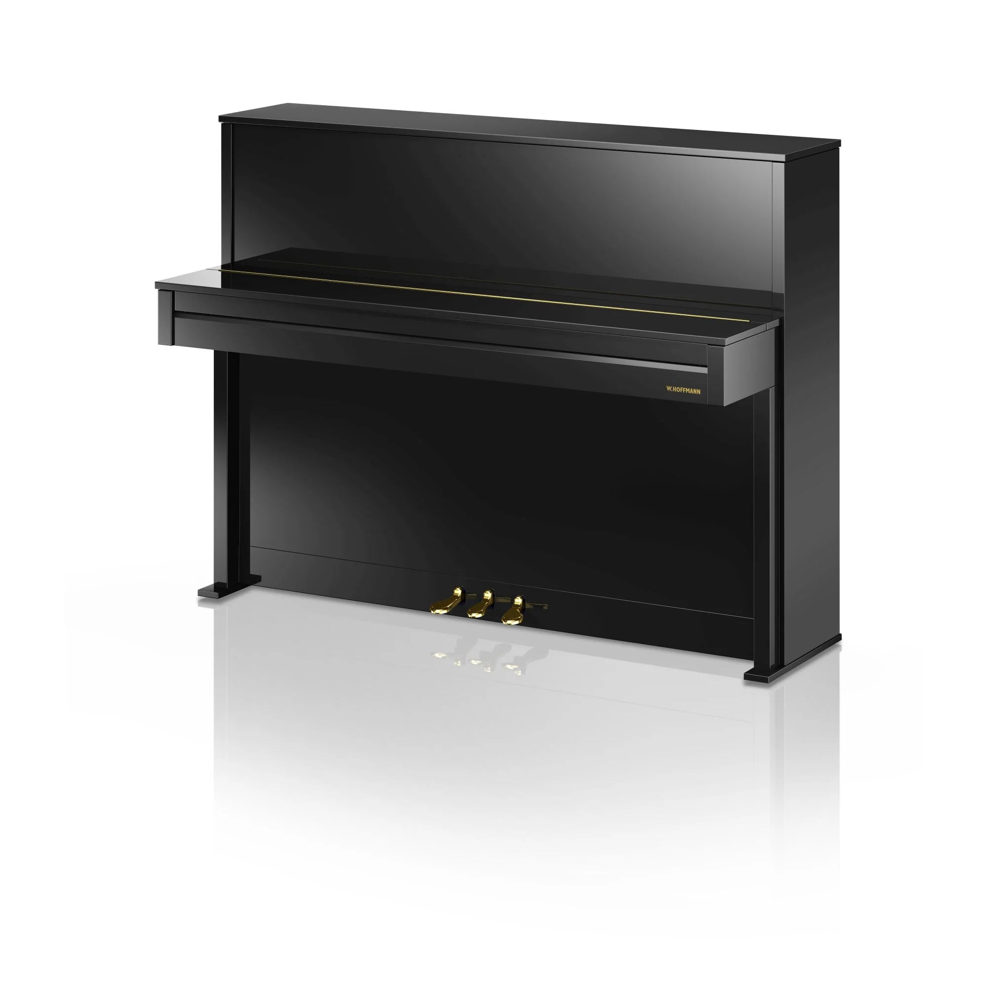W. Hoffmann Vision V2 Upright Piano in Polished White - Image 5