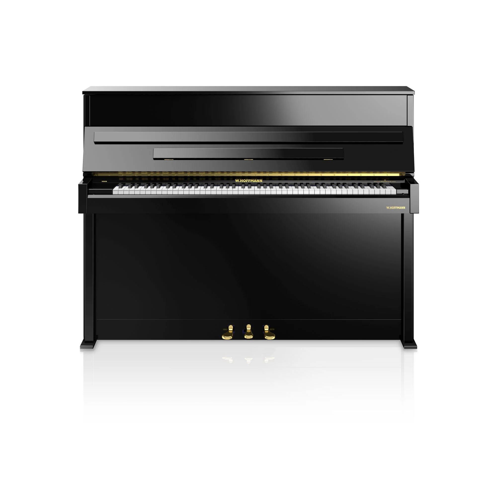 W. Hoffmann Vision V2 Upright Piano in Polished White - Image 7