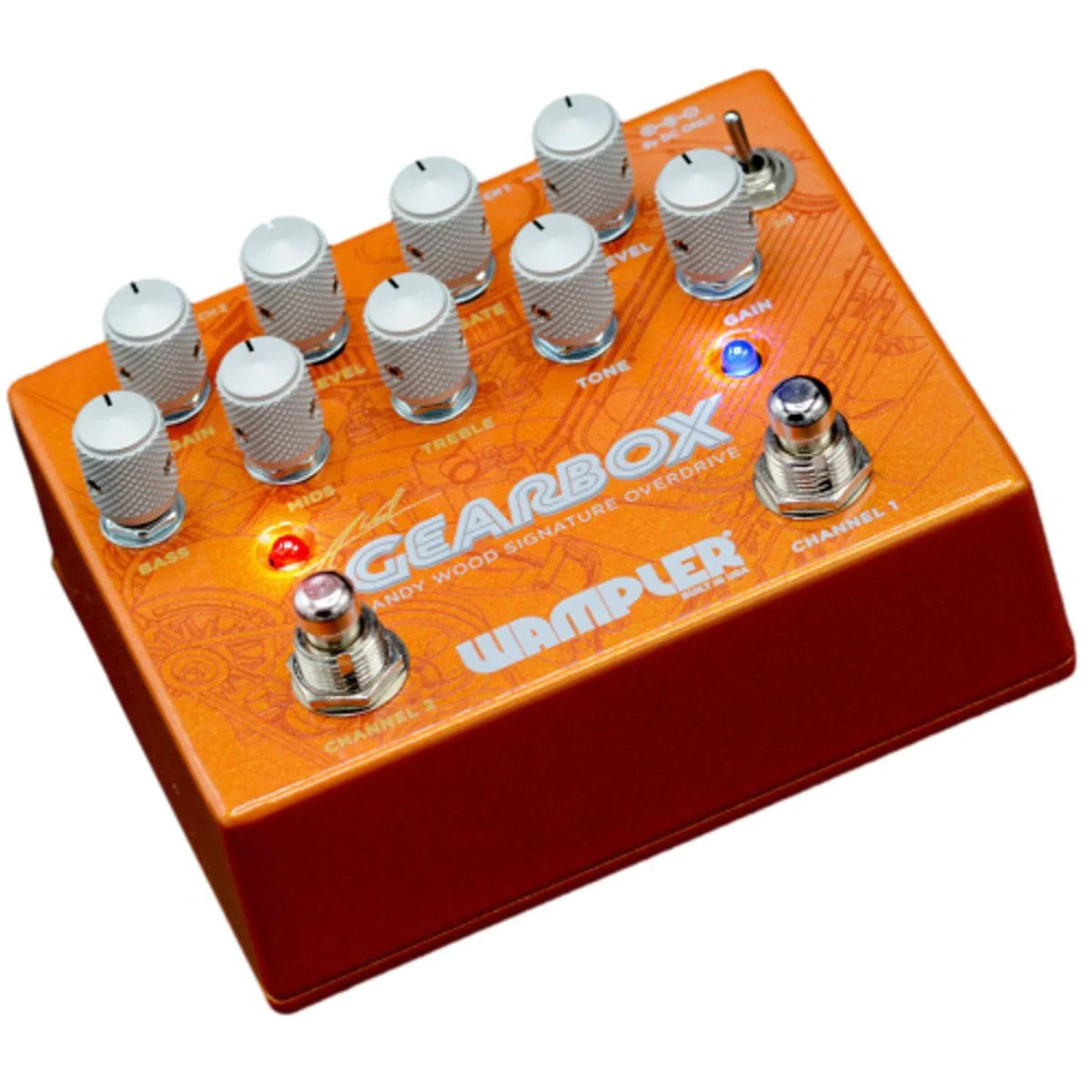 Wampler Gearbox Andy Wood Signature Overdrive Effects Pedal - Image 4
