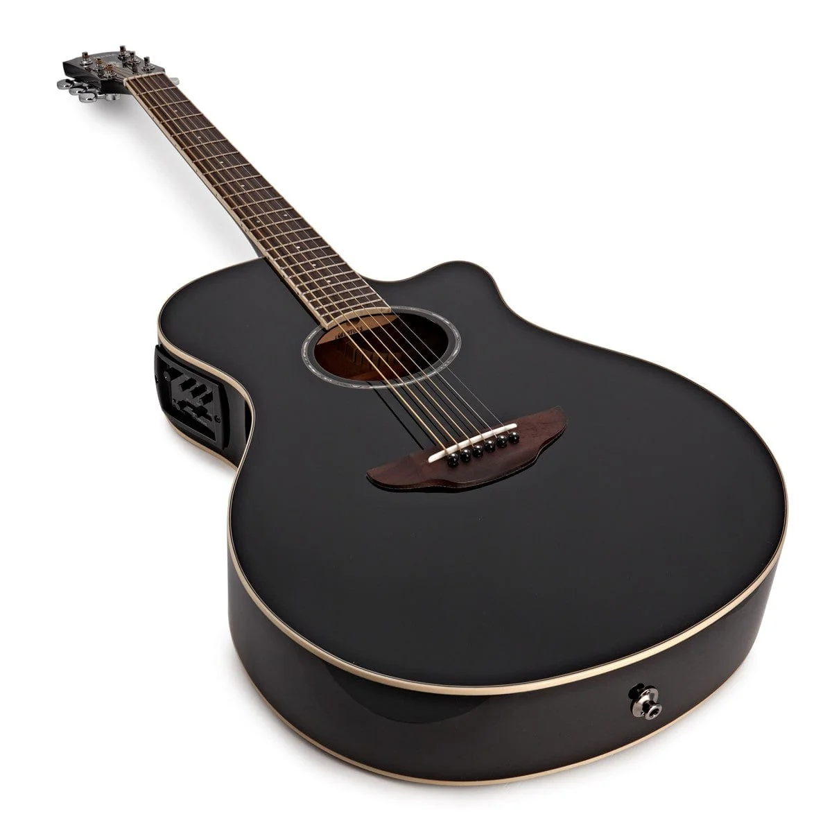 Yamaha APX600BL Electro Acoustic Guitar Black - Image 4