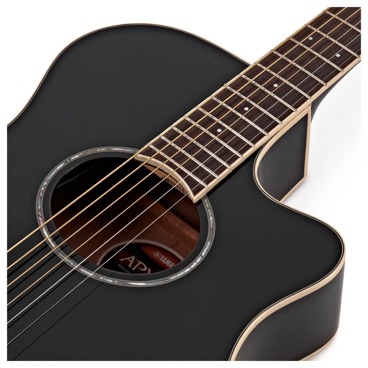 Yamaha APX600BL Electro Acoustic Guitar Black - Image 6