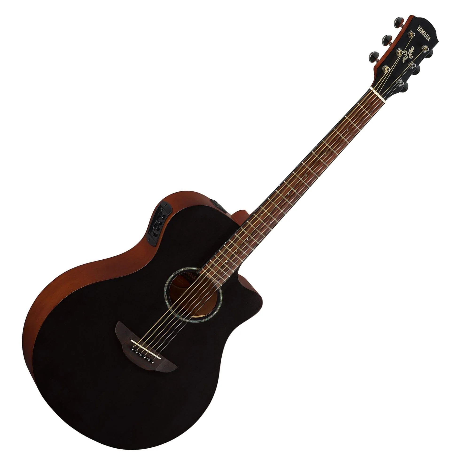 Yamaha APX600M Electro Acoustic Matte Finish Guitar Smokey Black - Image 2