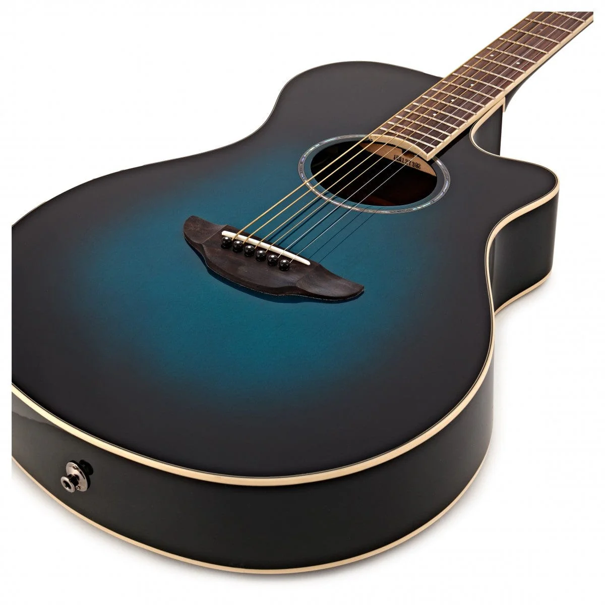 Yamaha APX600OBB Electro Acoustic Guitar Oriental Blue Burst - Image 5