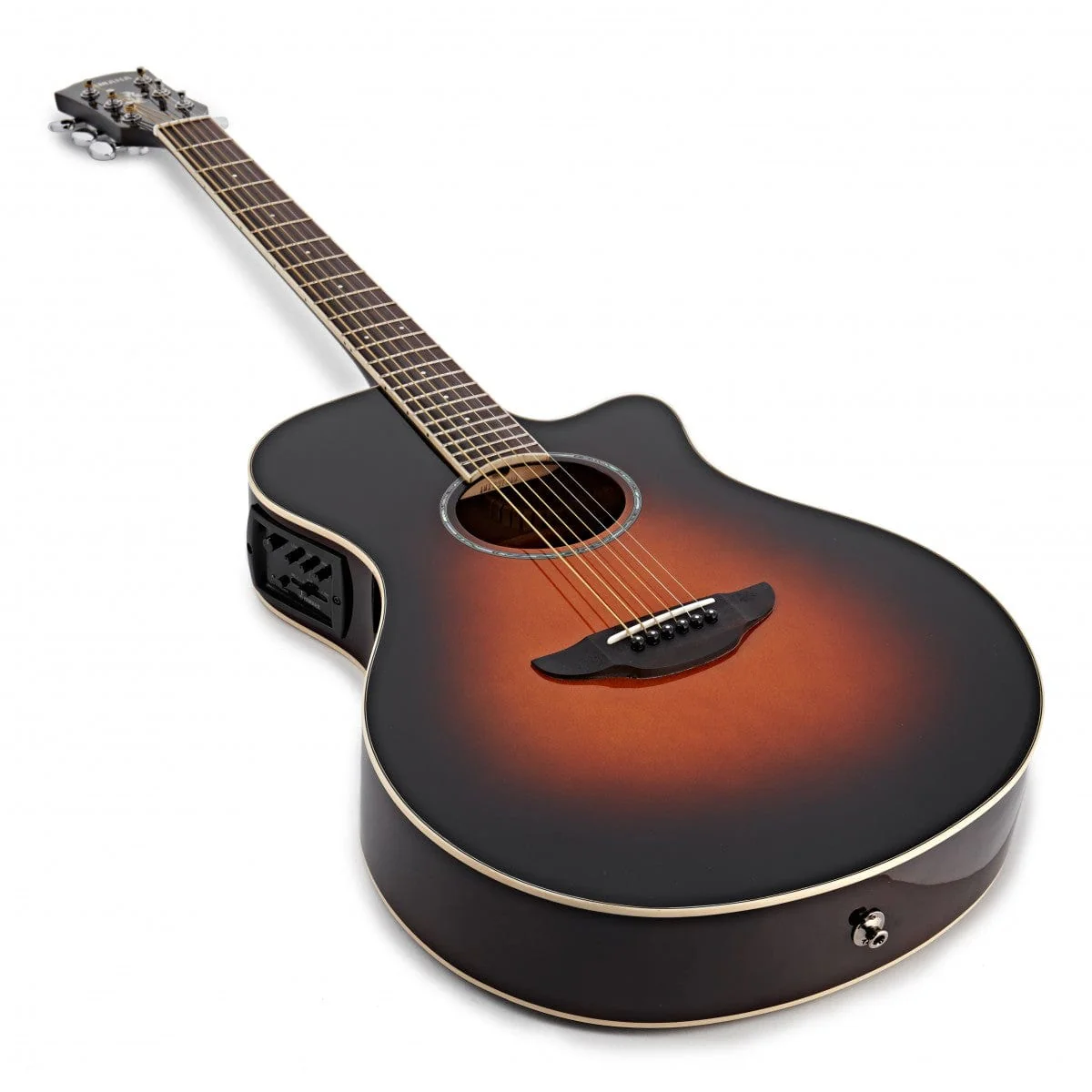 Yamaha APX600OVS Electro Acoustic Guitar Old Violin Sunburst - Image 4