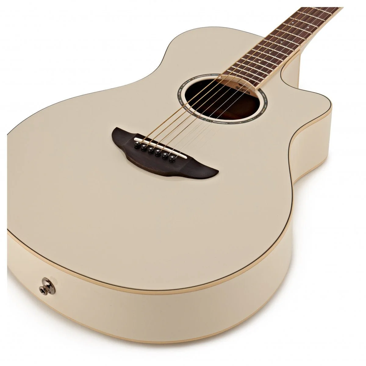 Yamaha APX600VW Electro Acoustic Guitar Vintage White - Image 5