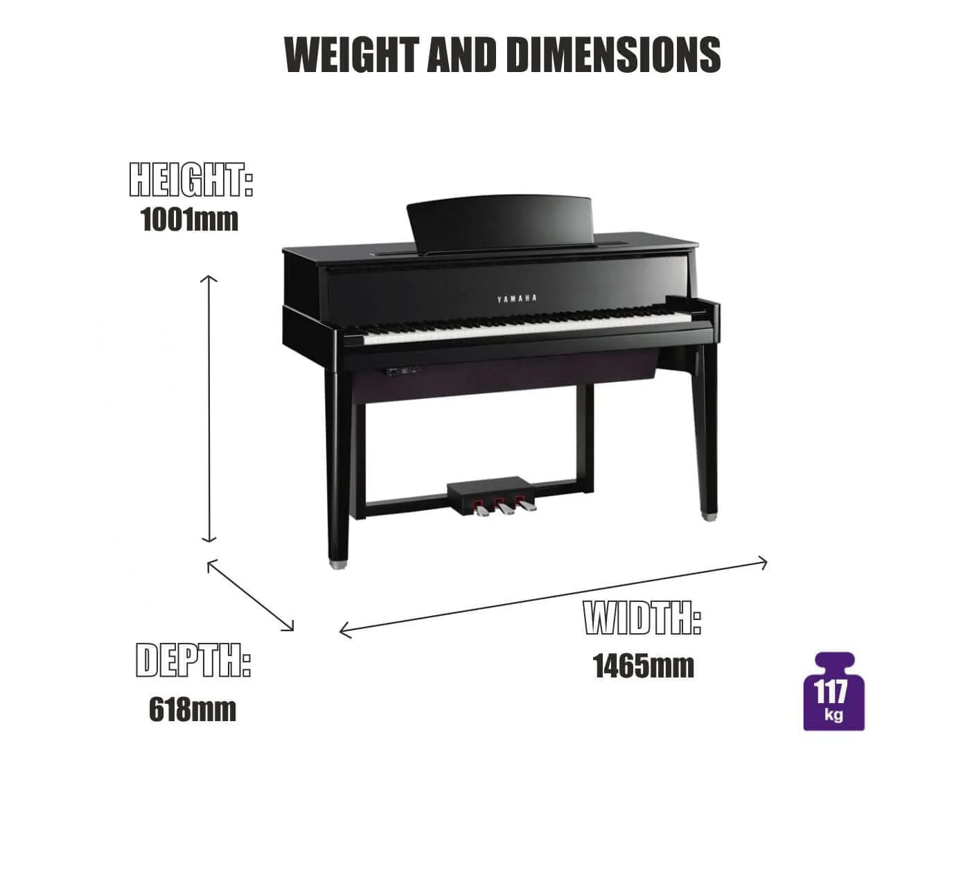 Yamaha AvantGrand N1x Hybrid Piano | Free Delivery & Installation - Image 4