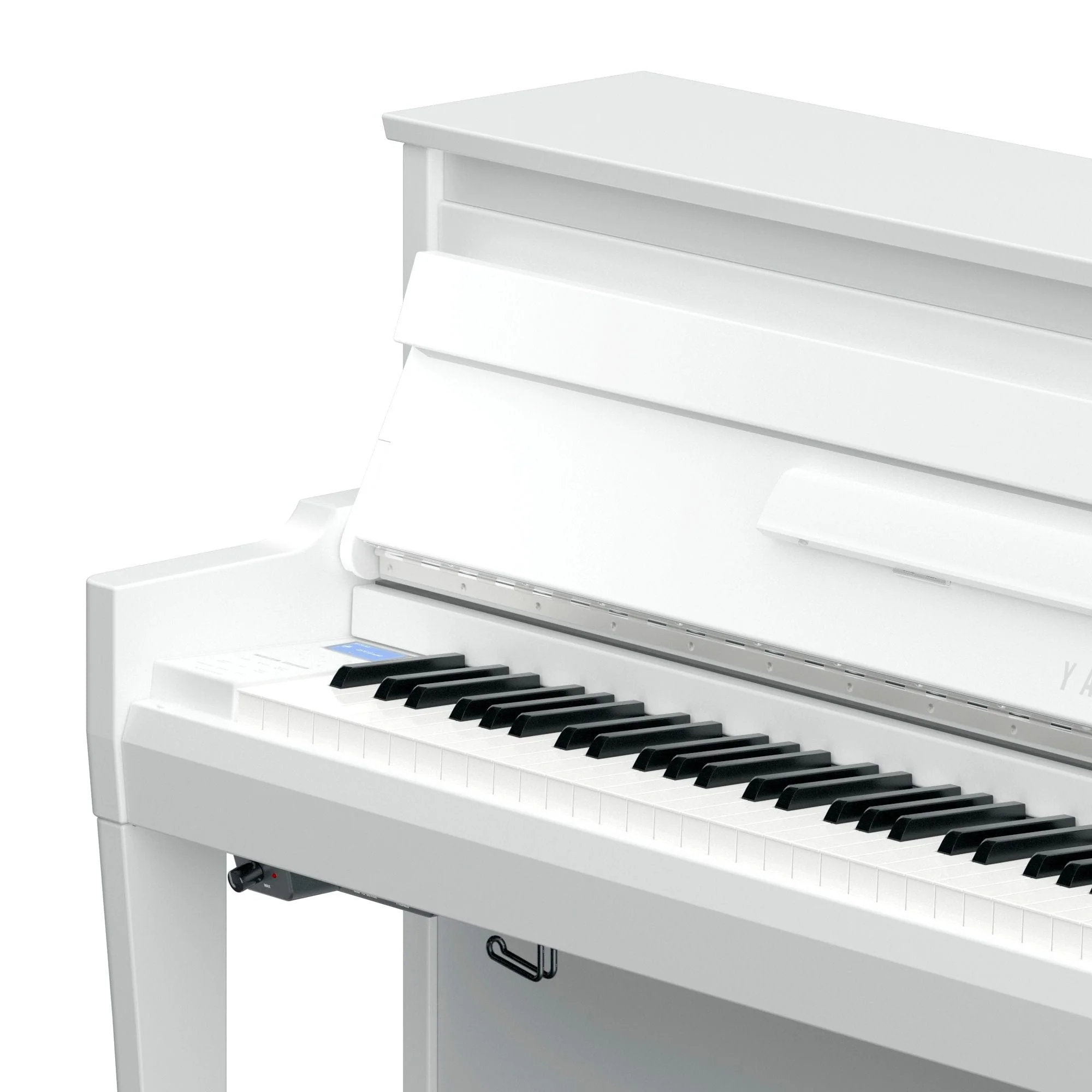 Yamaha Avantgrand NU1XA Advanced Hybrid Piano; Polished White - Image 8