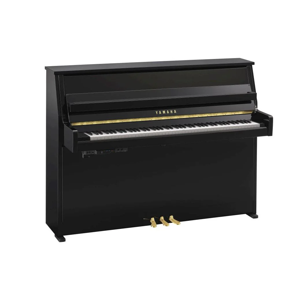 Yamaha B10 TC3 TransAcoustic Upright Piano; Polished Ebony