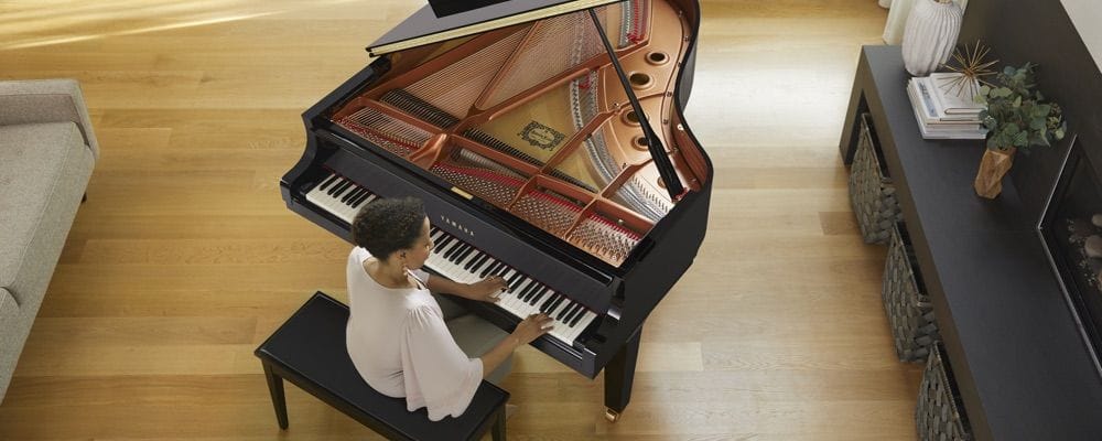 Yamaha C2X Grand Piano; Polished Ebony - Image 6