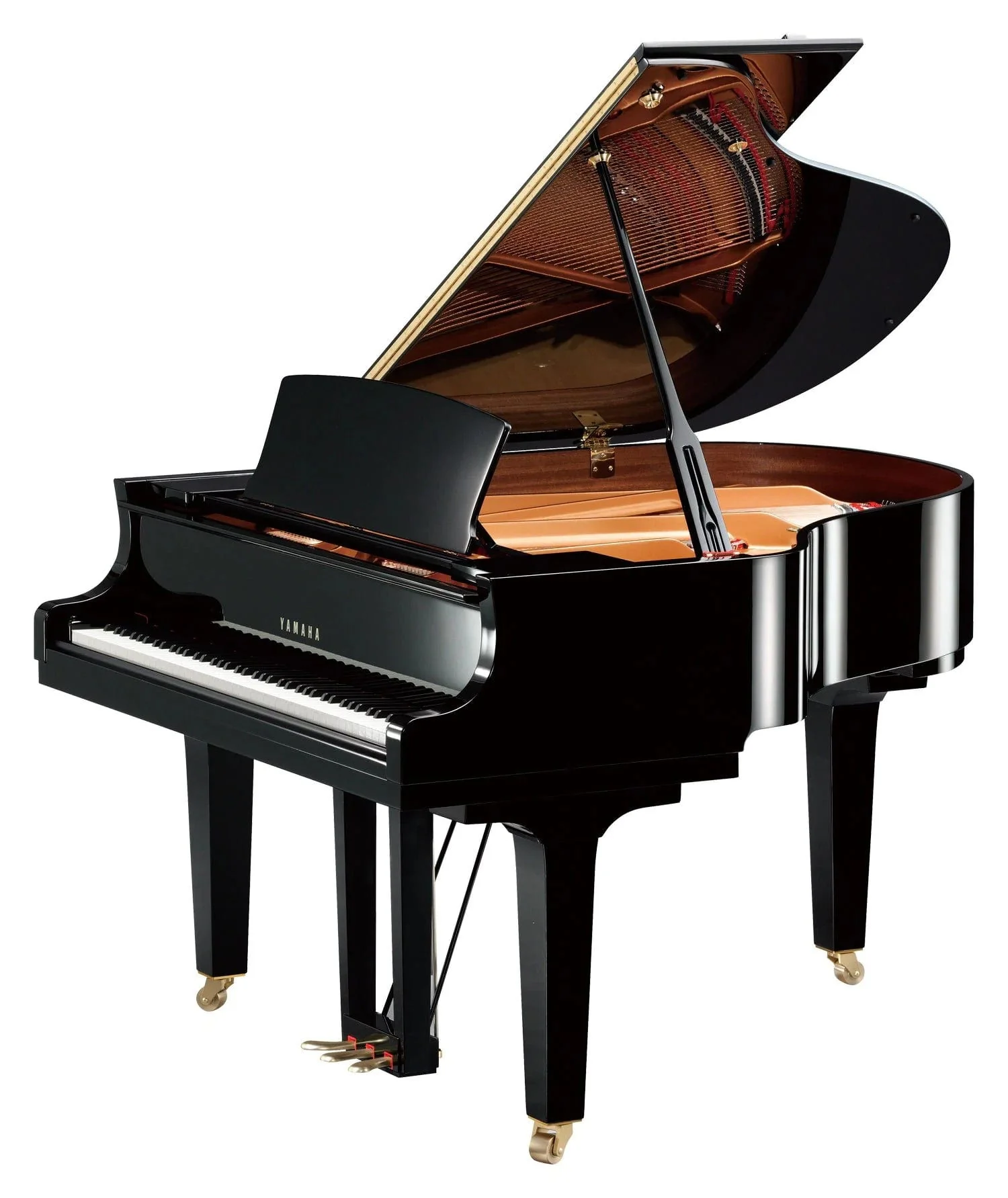 Yamaha C2X Grand Piano; Polished Ebony - Image 9