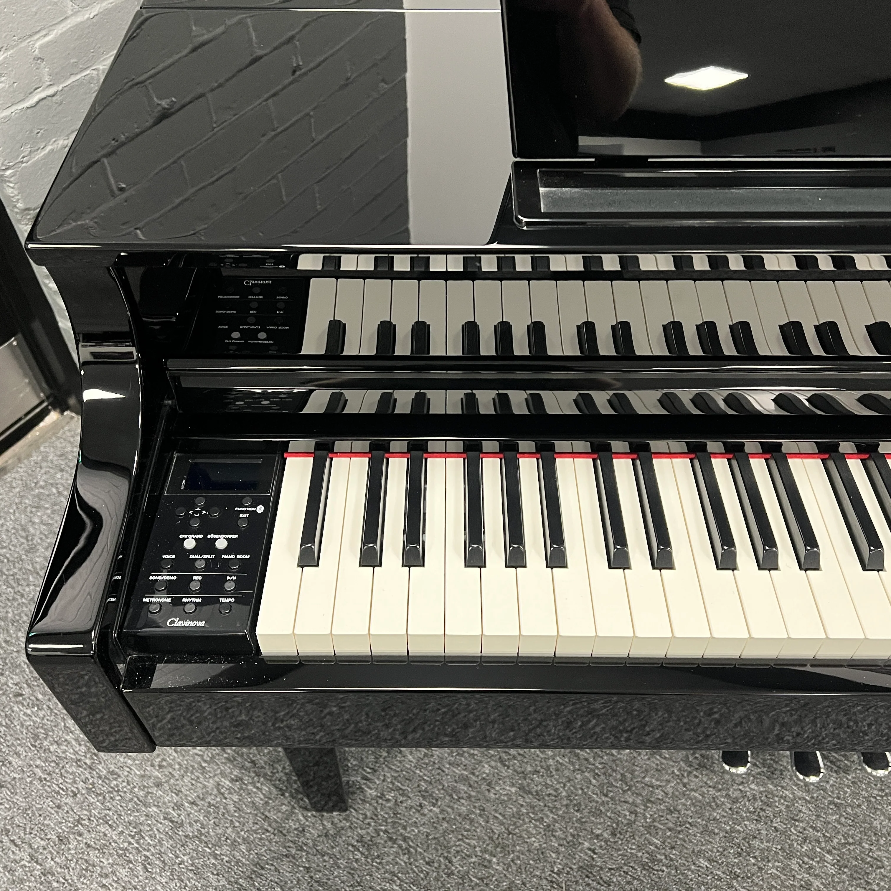 Yamaha CLP665GP PE Digital Piano With Matching Stool; Serial No: BCYM01018 | Second Hand - Image 4