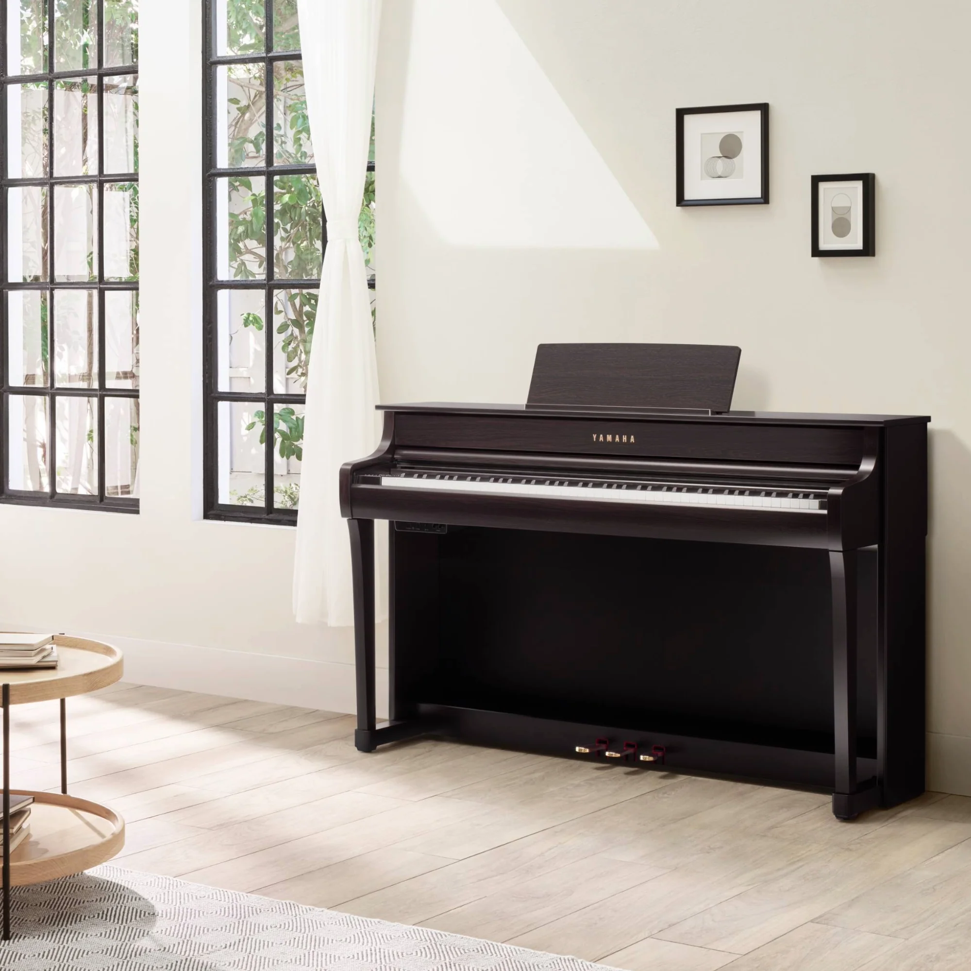 Yamaha CLP835PE Polished Ebony Branded Accessories Package - Image 2