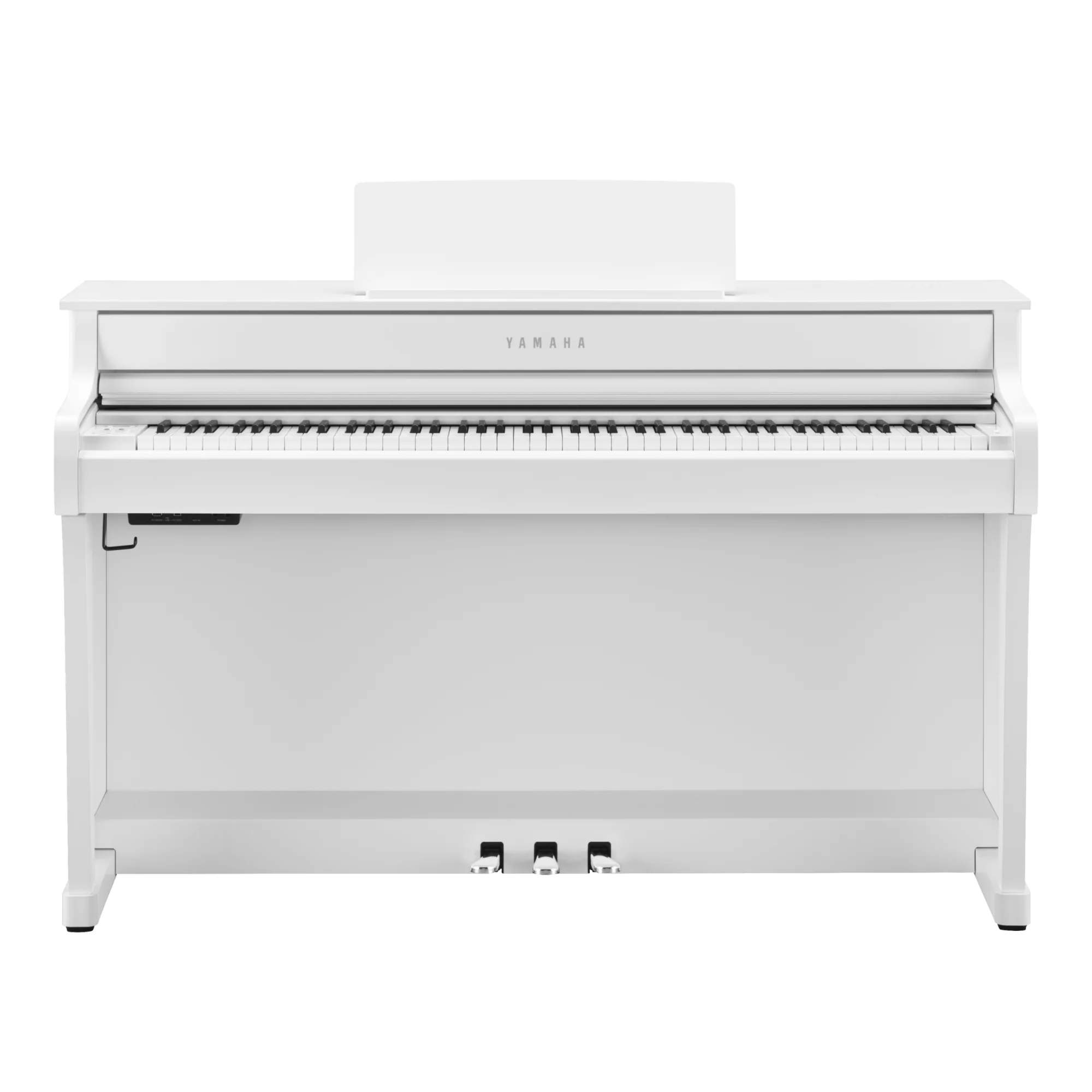 Yamaha CLP835WH Clavinova Digital Piano; Satin White - Image 3