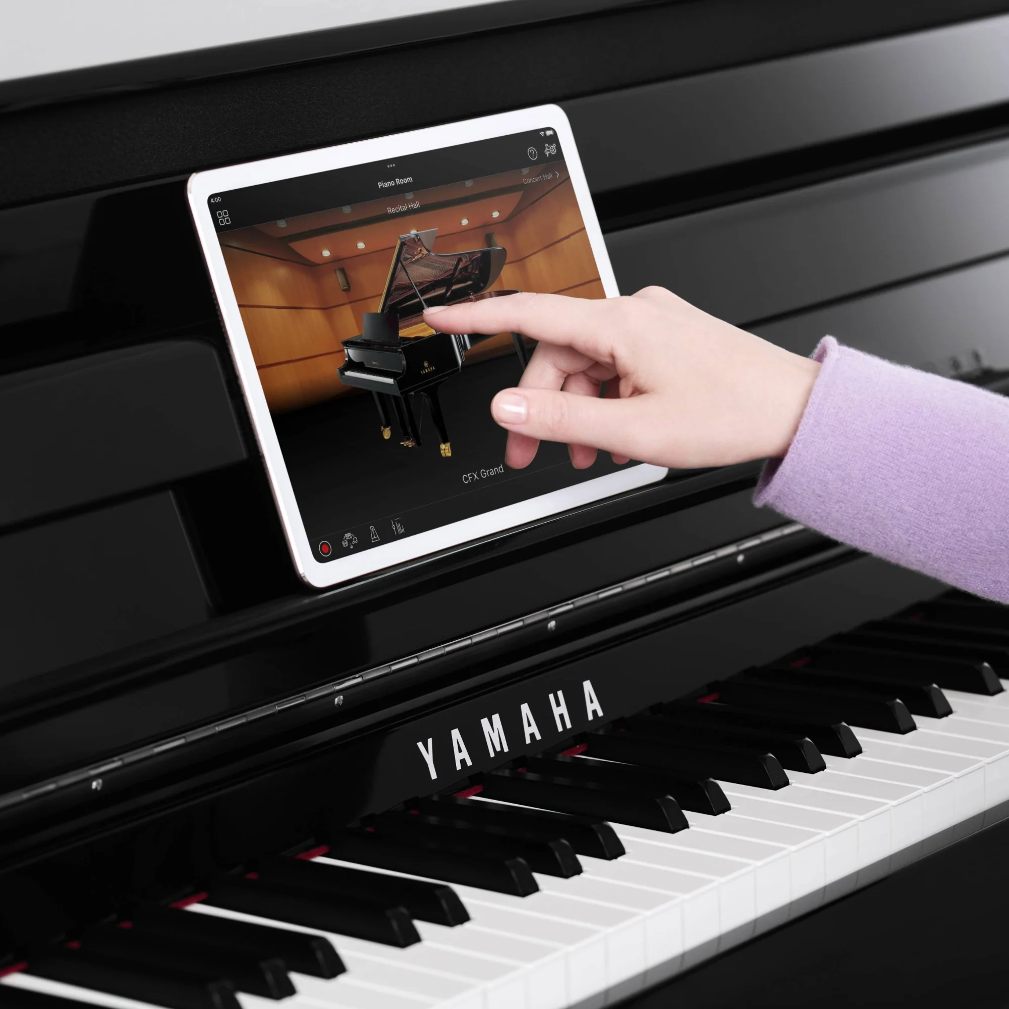 Yamaha CLP885 Digital Piano; Polished Ebony - Image 8