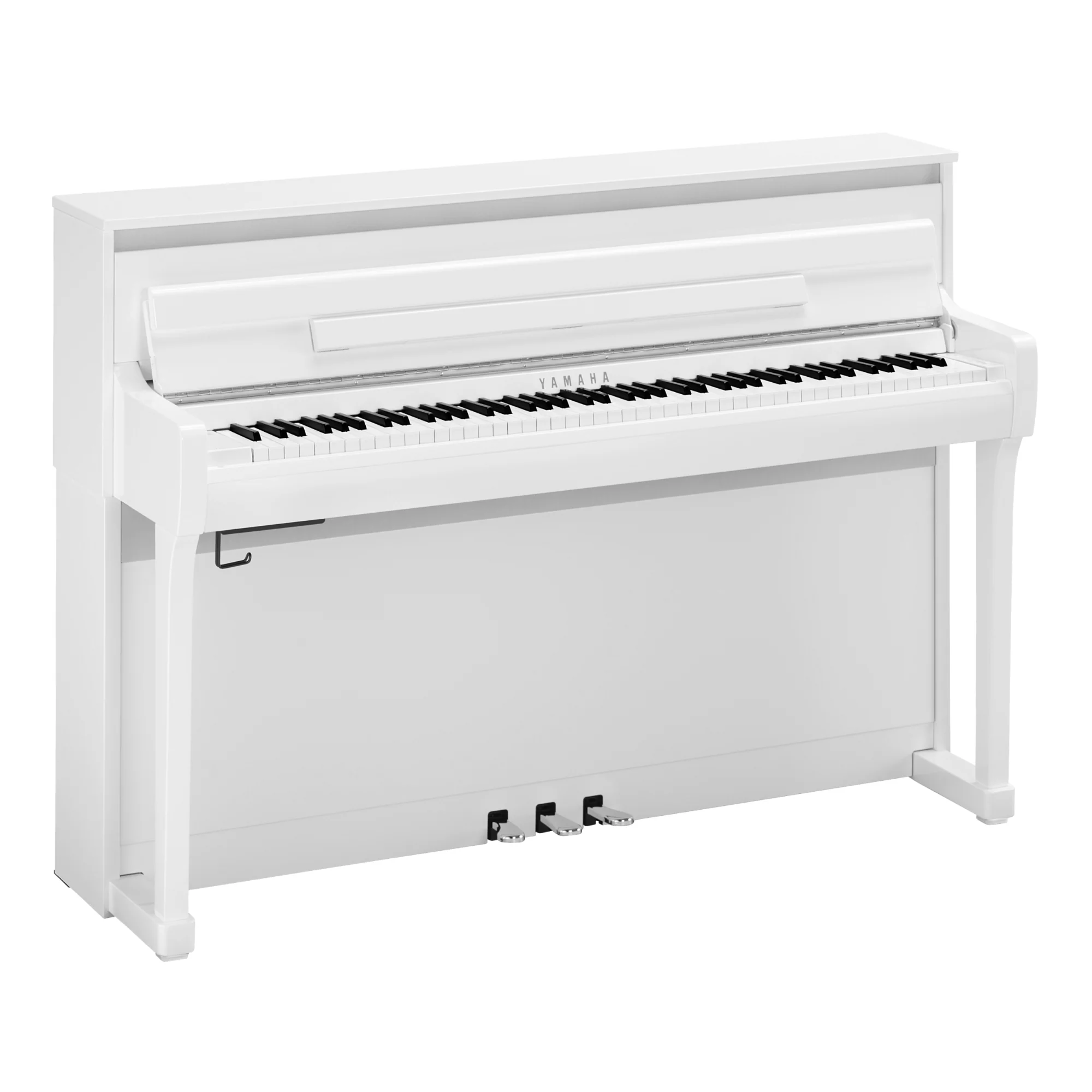 Yamaha CLP885 Digital Piano; Polished White - Image 2